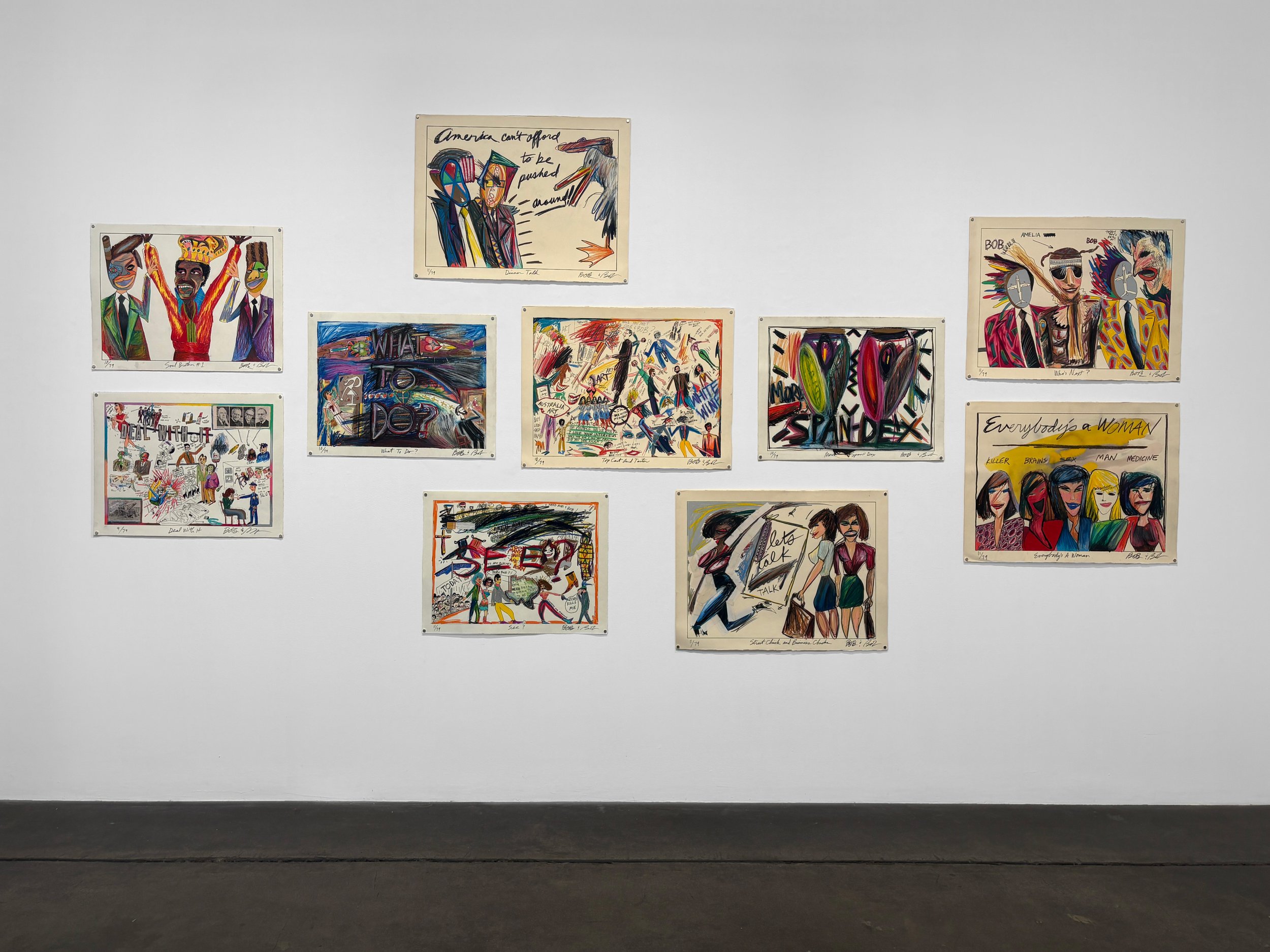 "Beverly Hills" Series, installation, 1975–1979