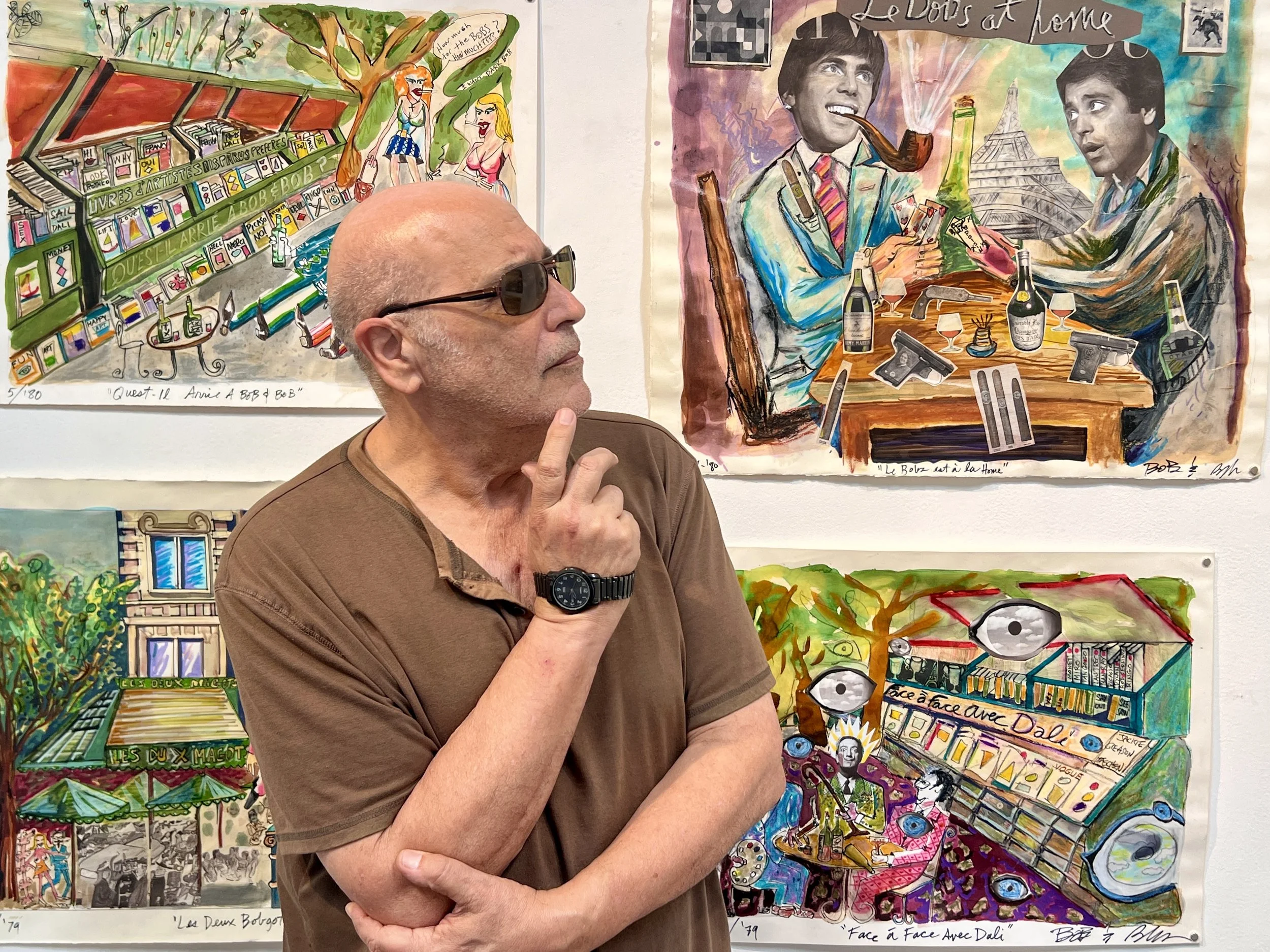 The Dark Bob contemplating Bob & Bob's Paris Series, 2026