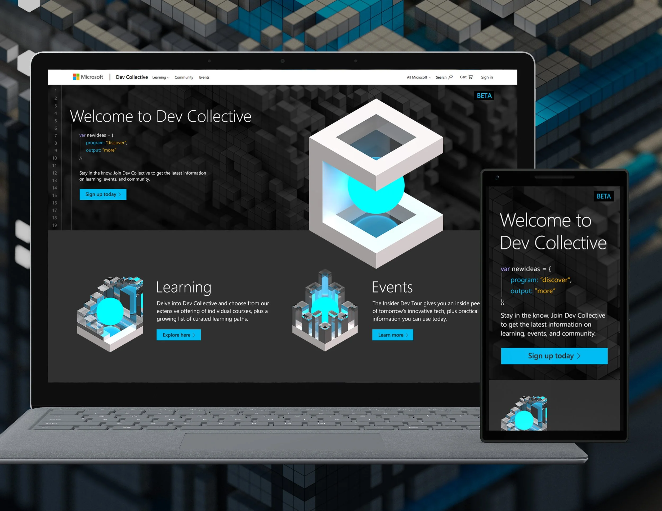 Dev Collective home page
