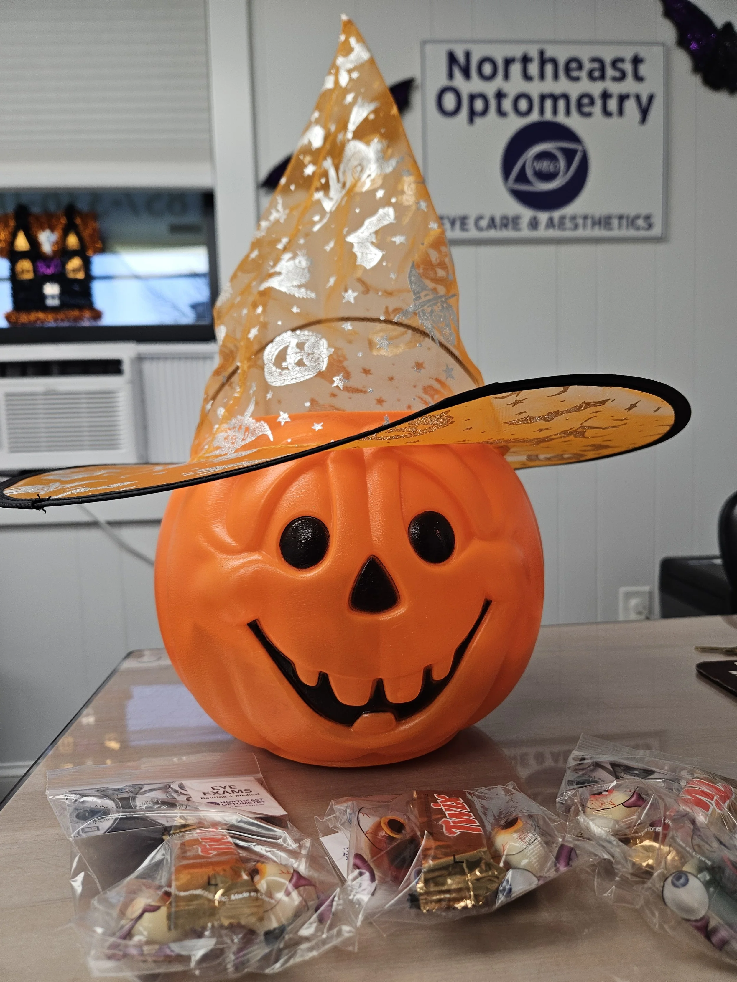 Halloween at Northeast Optometry in East Arlington, Massachusetts