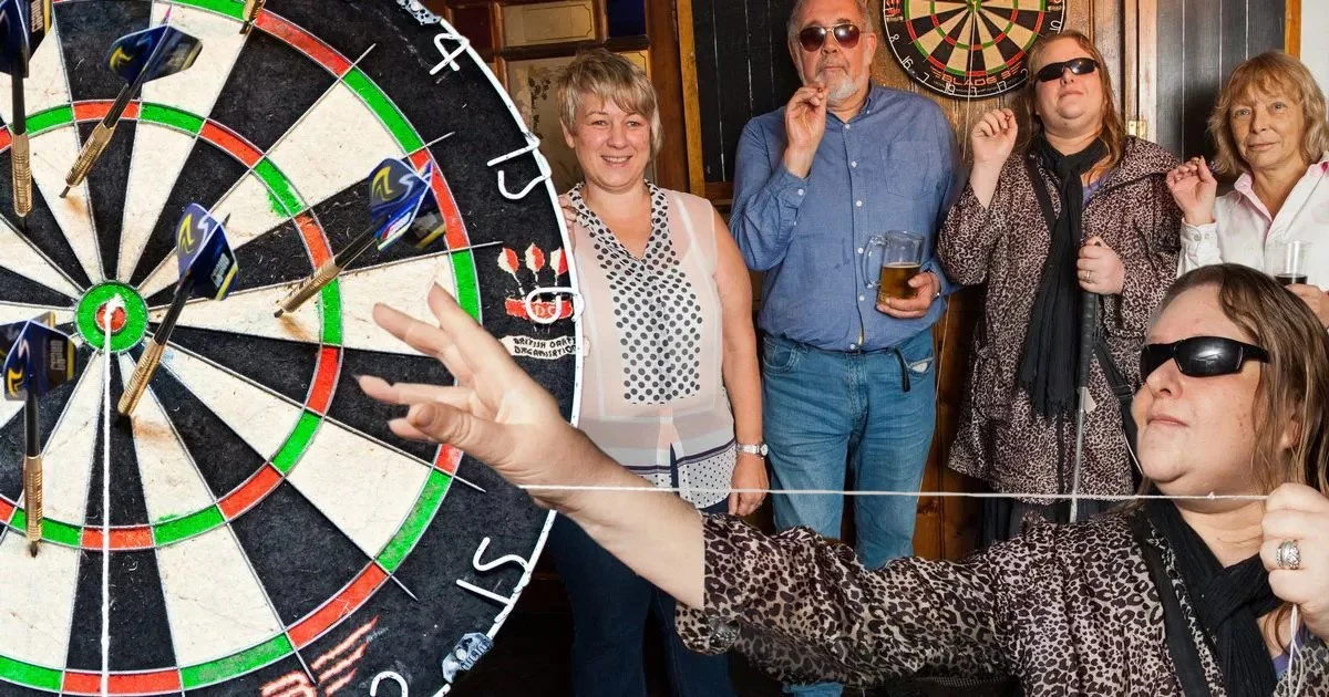 Throwing Darts at The Bricklayers