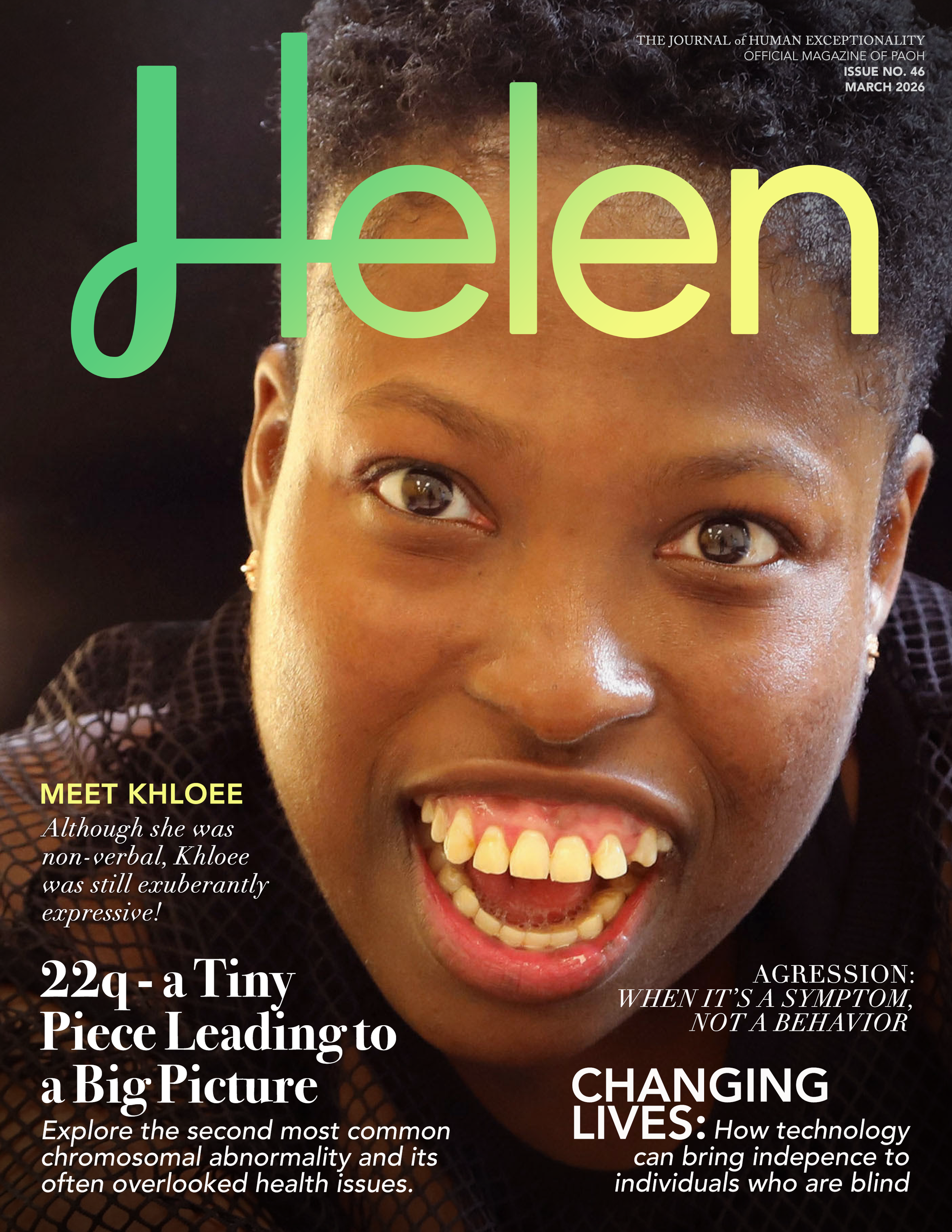 The cover of the March issue of Helen featuring Khloee