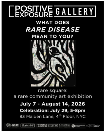 Poster for Rare Square art exhibit
