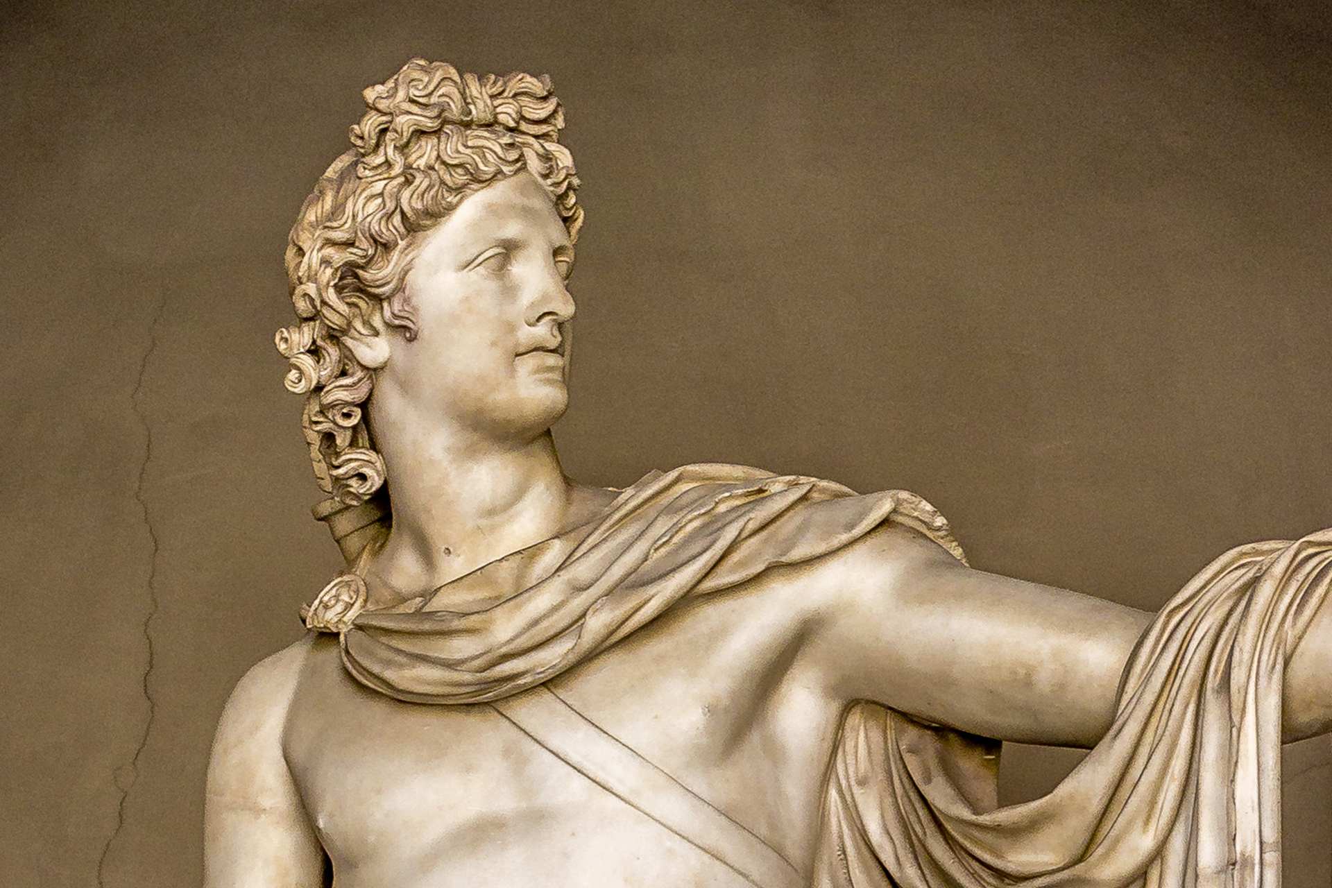 A statue of Hippocrates