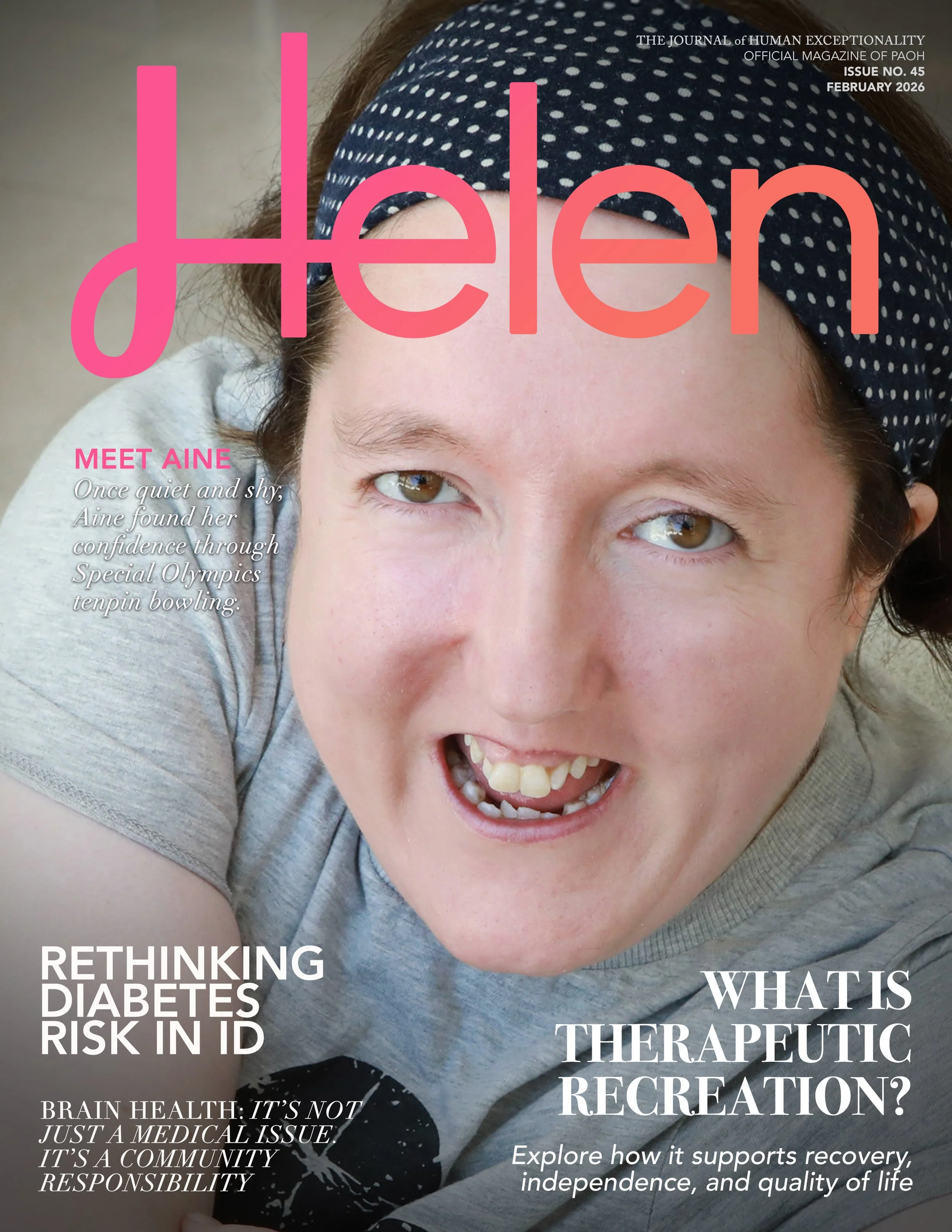 Image of the February cover of Helen Journal.