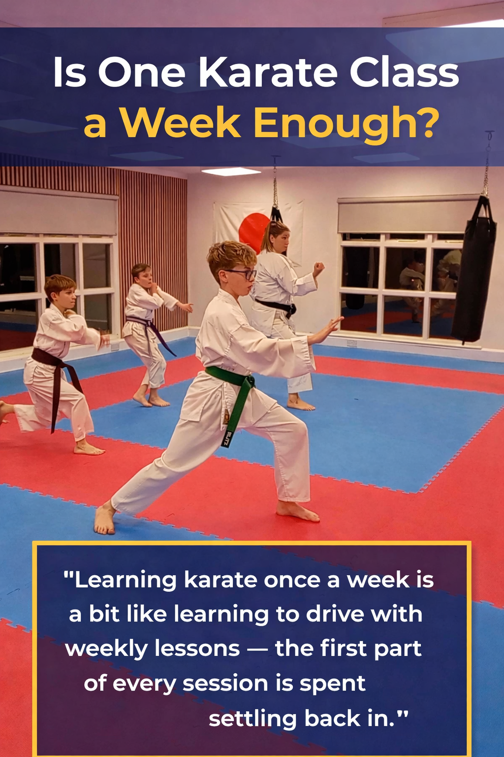 Is One Karate Class a Week Enough?
