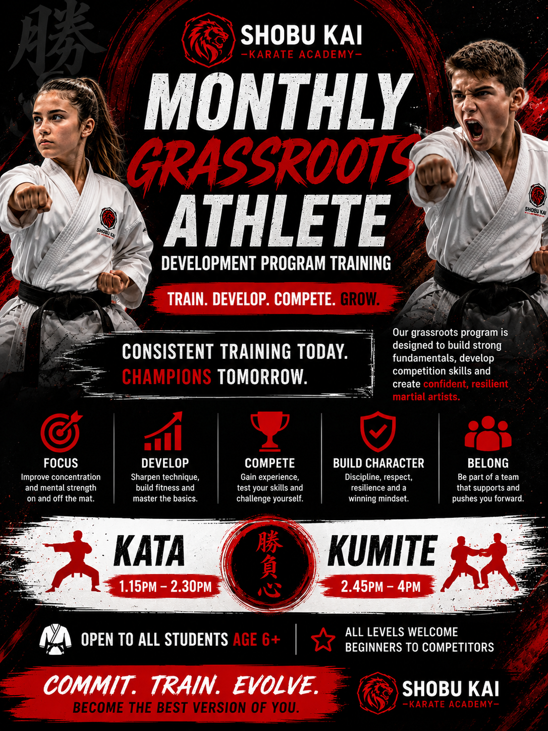 Shobu Kai | Athlete Development Program Training