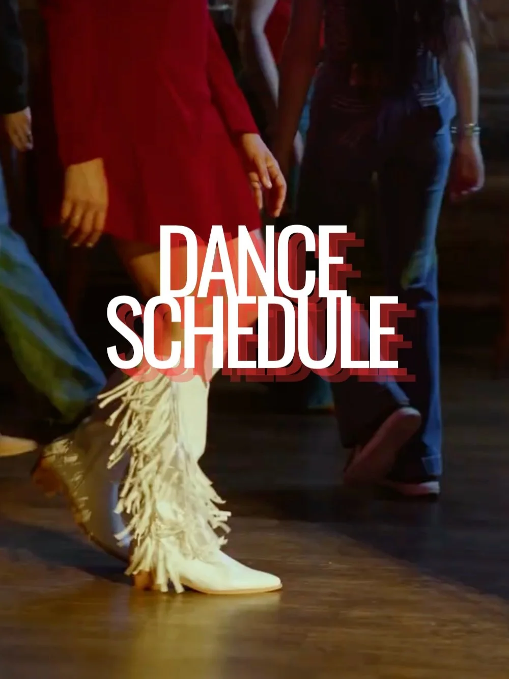 Dance the Weekend Away with Us! 💃

Day by day schedule. Available Thursday-Saturday. 2 floors of fun every weekend. 

#linedancing #salsa #bachata #swingdance