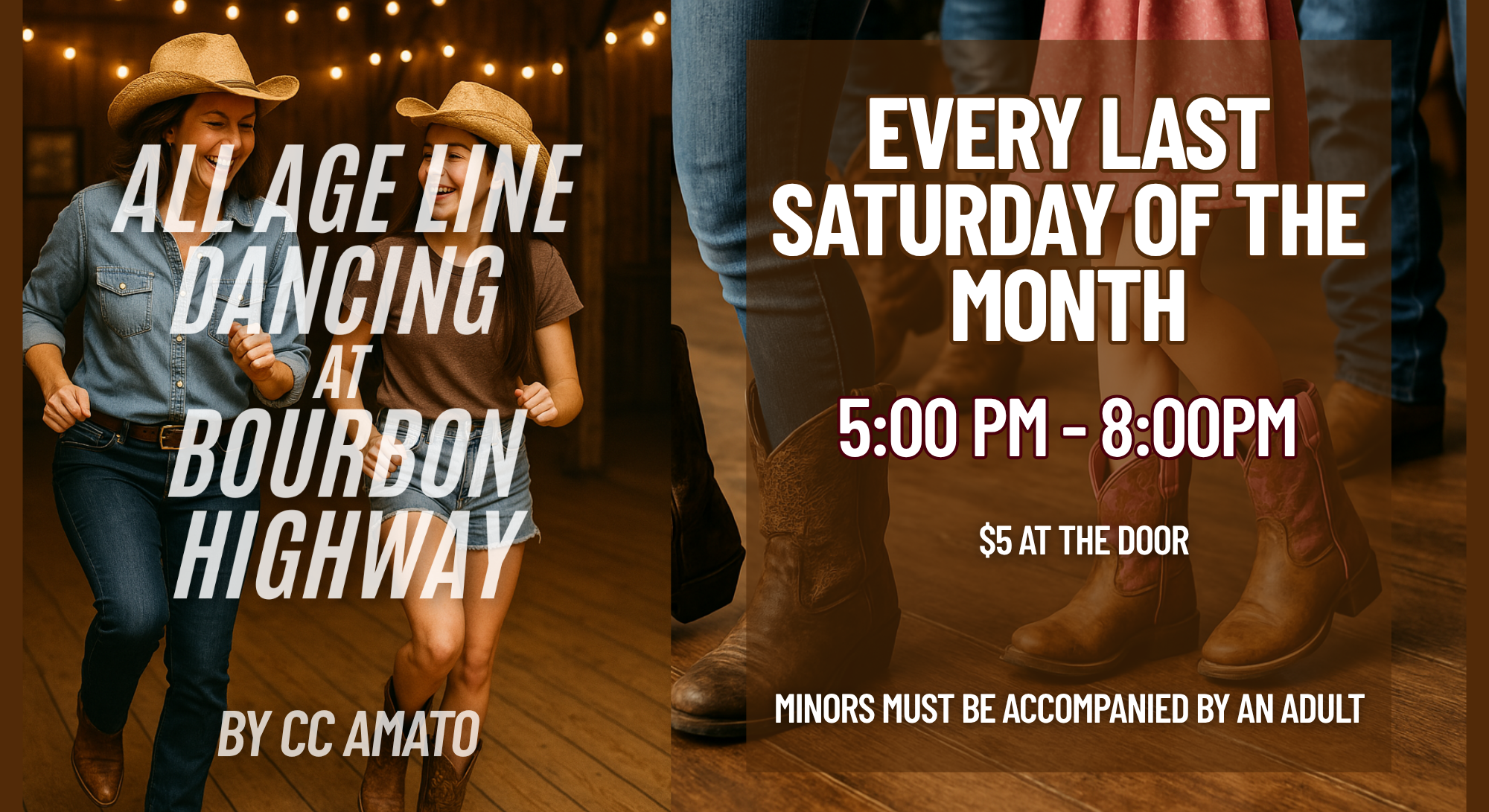 All Ages Line Dancing in Walnut Creek and Bay Area