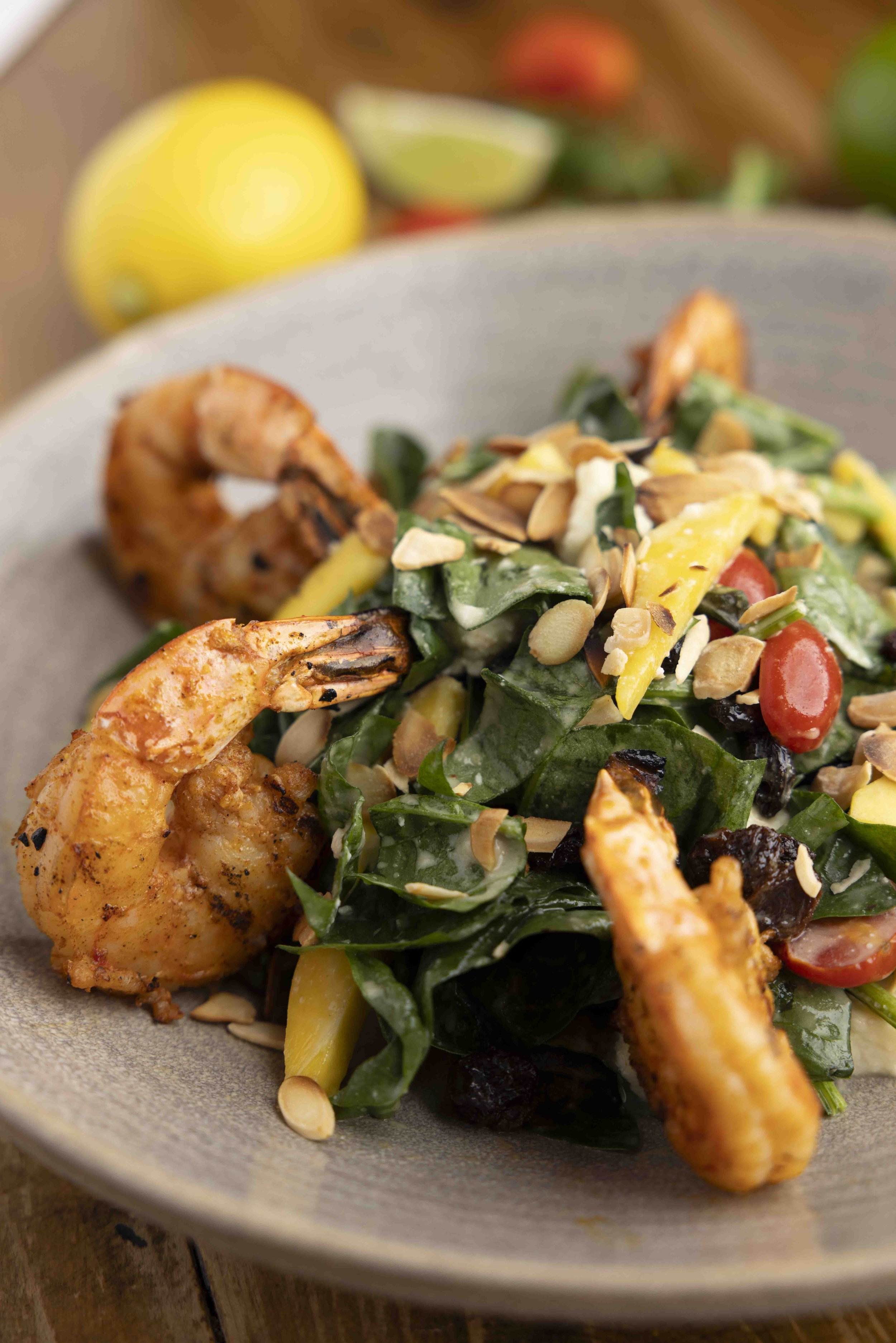 Photo by Chris Thurman, shrimp and mango salad