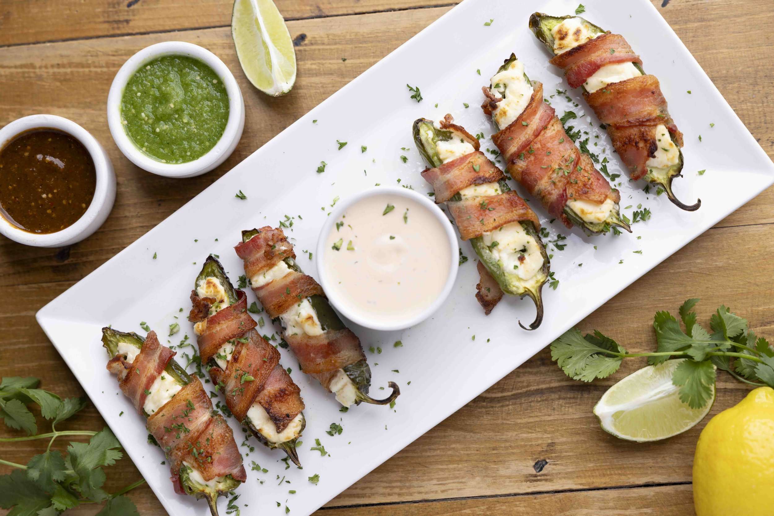 Photo by Chris Thurman, jalapeno and bacon wraps with cream cheese