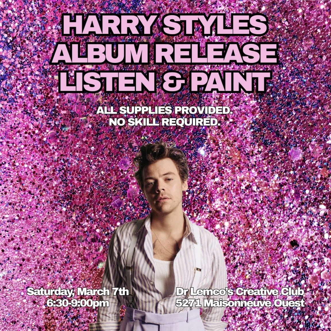 Kiss All the Time. Disco, Occasionally 🪩 Come listen to the new album and make some art inspired by it! 🎨