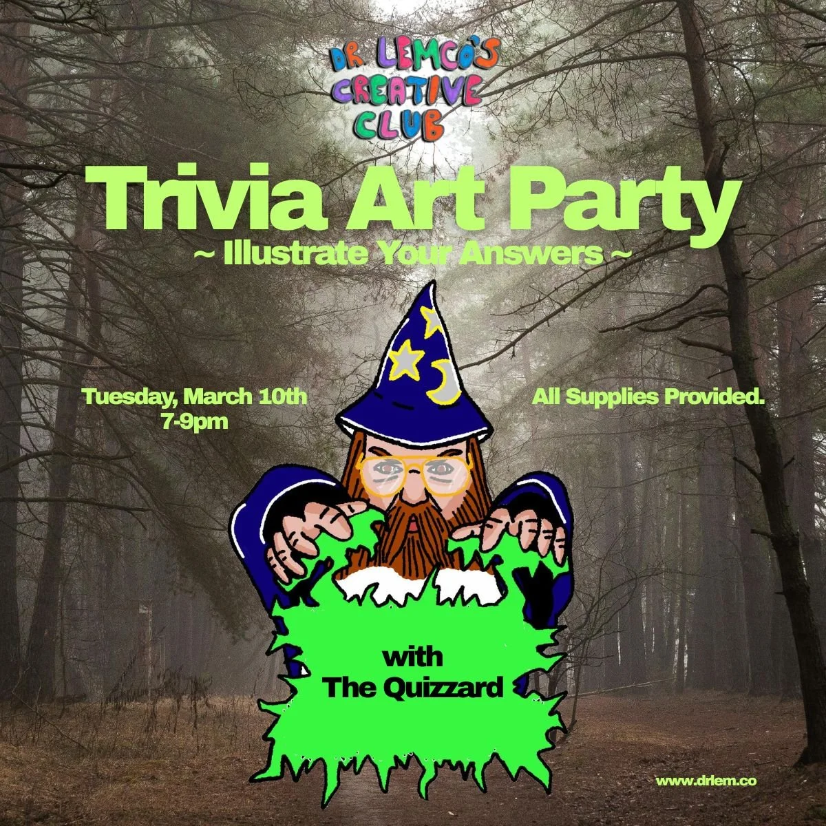 Trivia Art Party: Illustrate Your Answers (with The Quizzard) Vol. 3