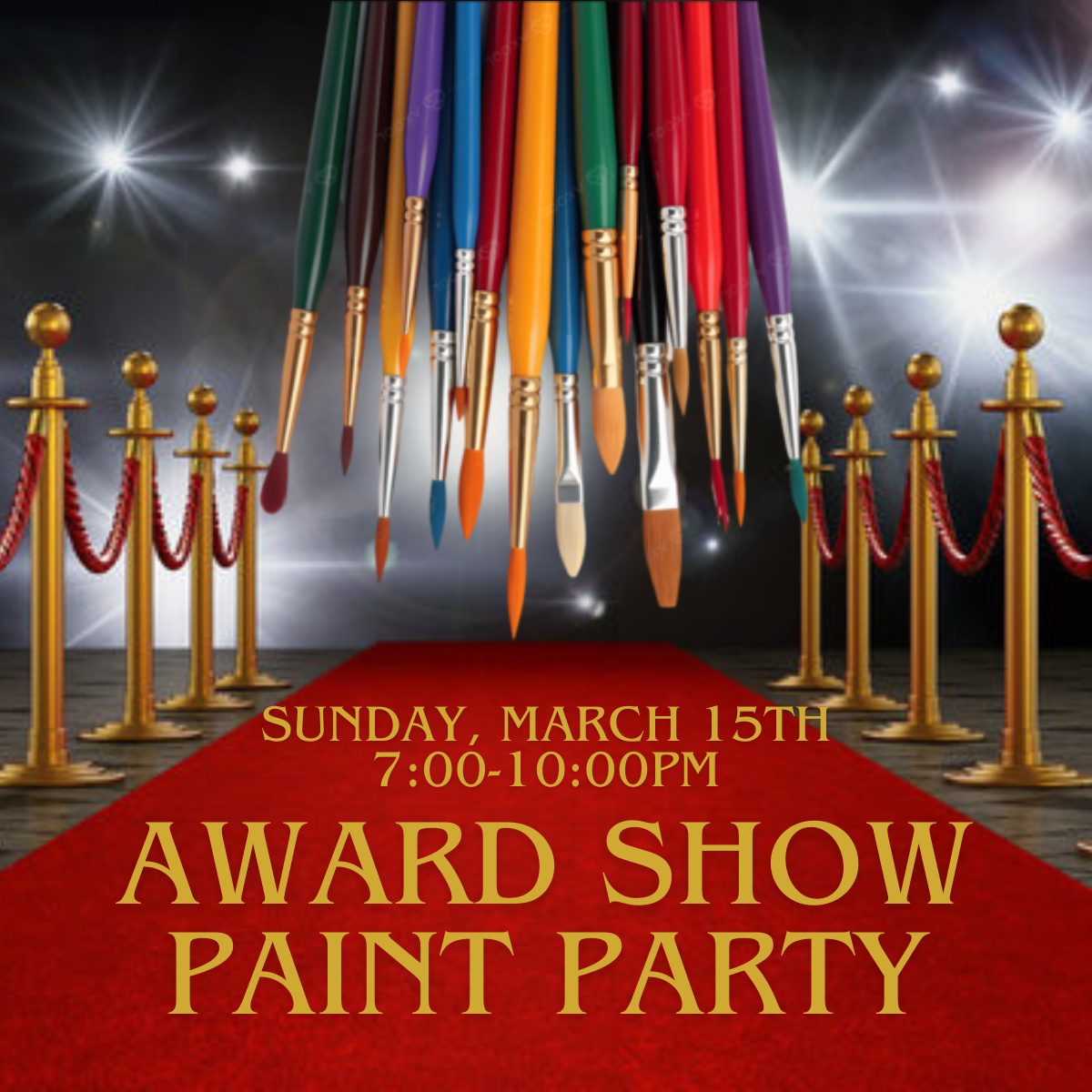 Award Show Paint Party || Watch & Paint