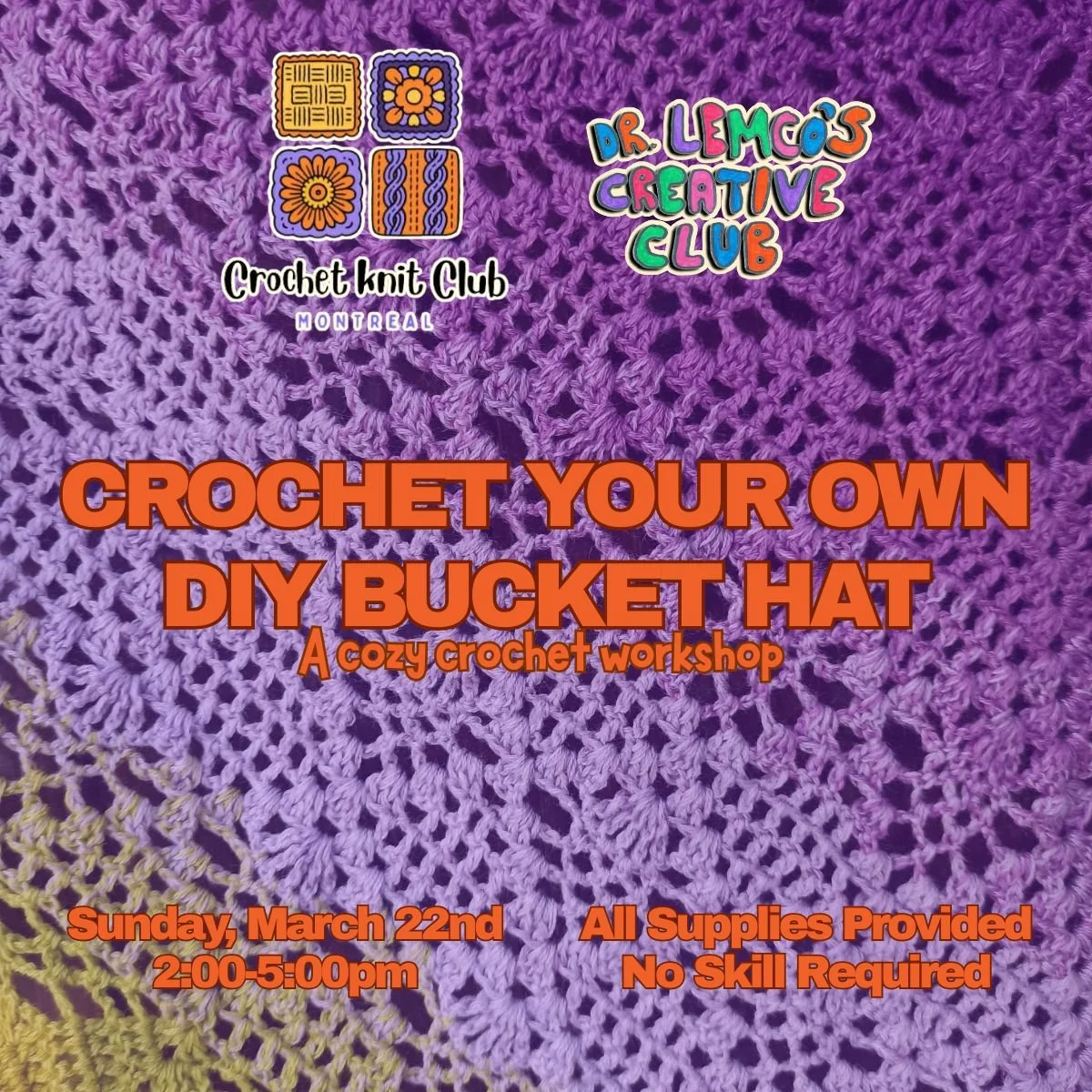 Crochet Your Own DIY Bucket Hat || A Cozy Crochet Workshop