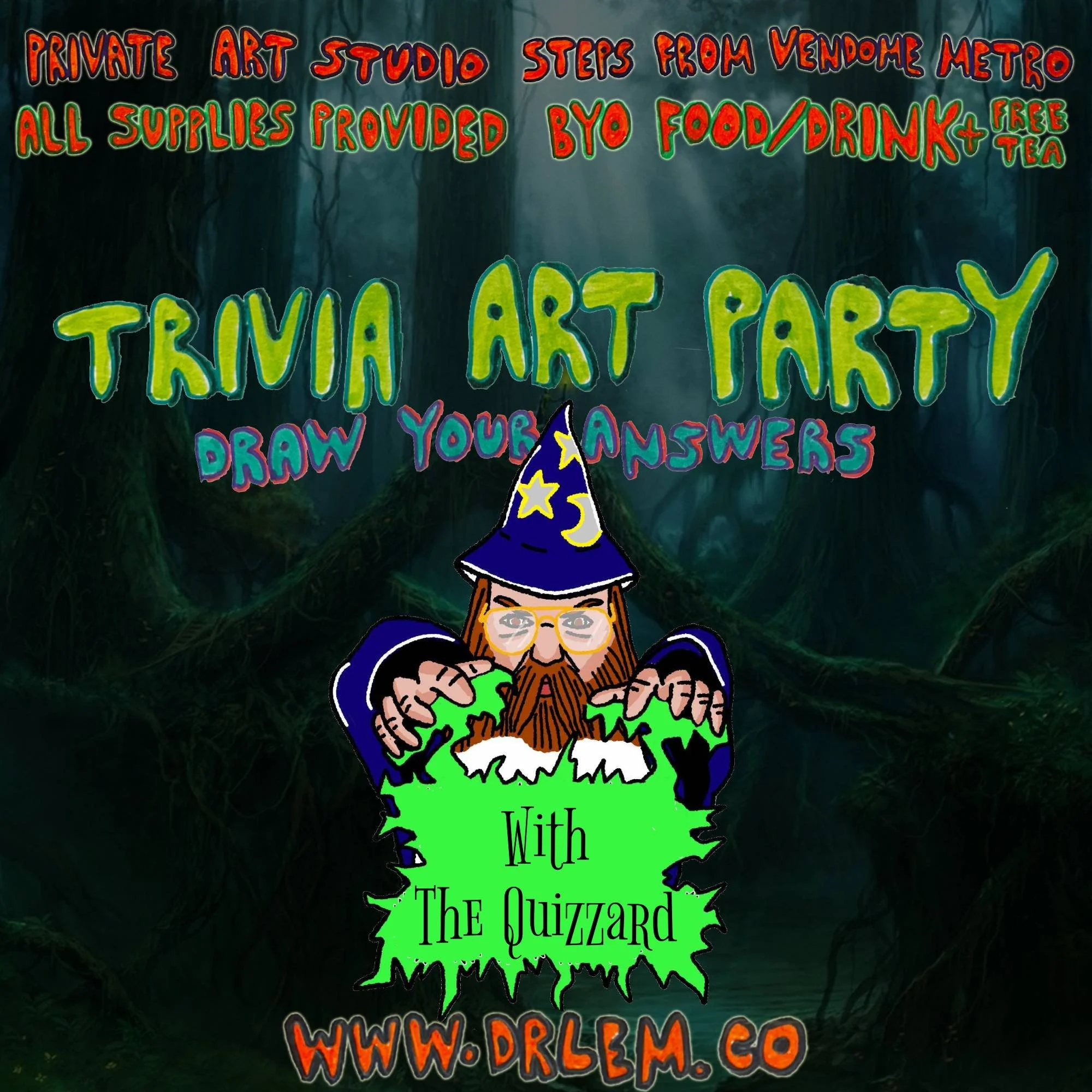Trivia Art Party (with The Quizzard)