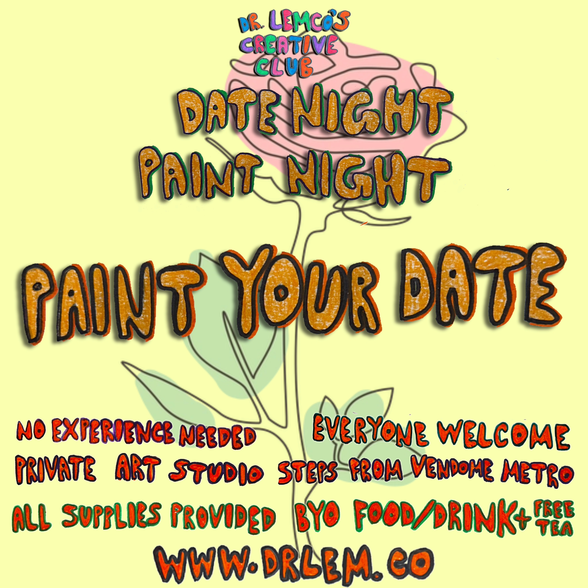 Paint Your Date | Date Night, Paint Night