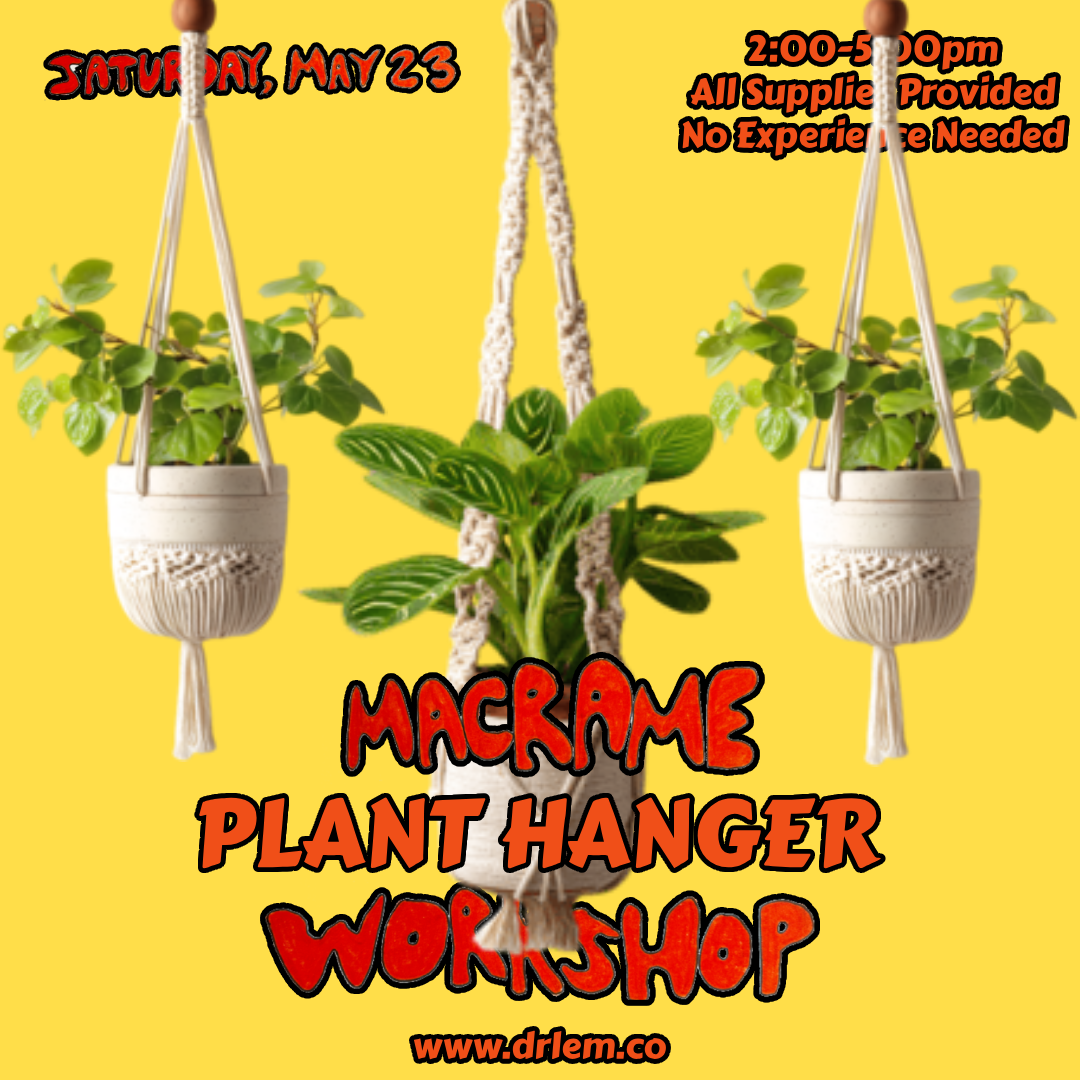 Macrame Plant Hanger Workshop