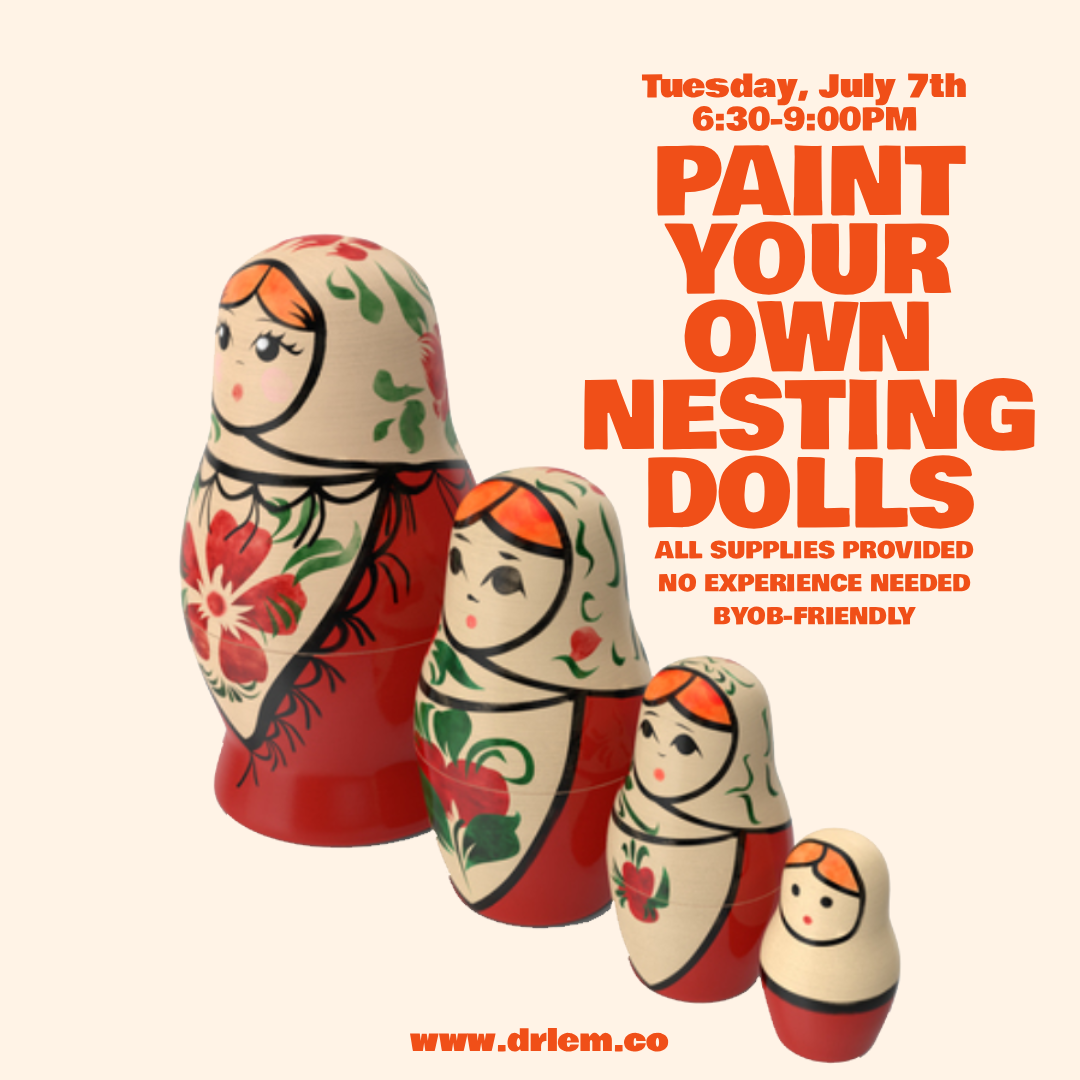 Paint Your Own Nesting Dolls