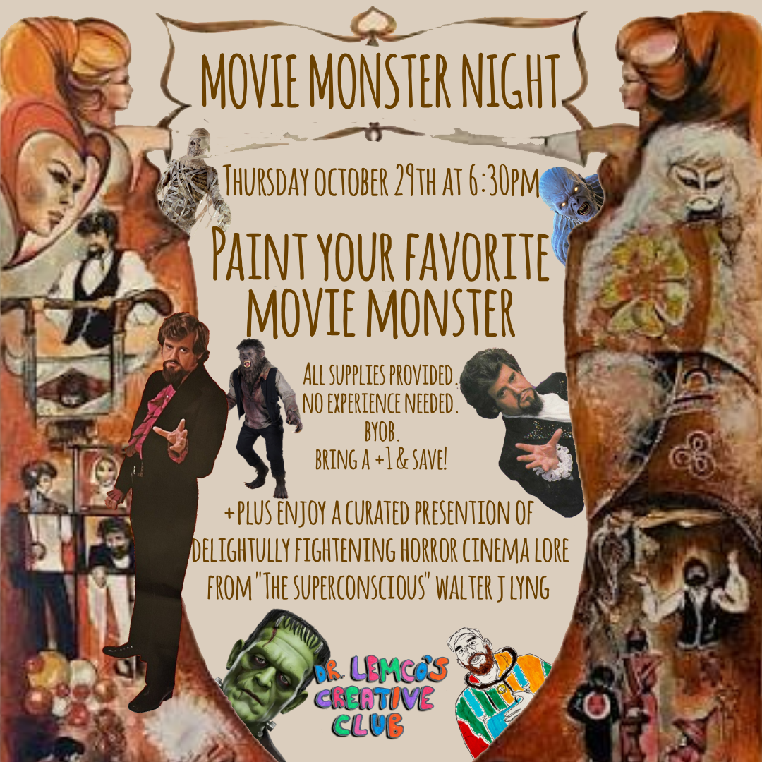 Paint Your Fav Movie Monster!