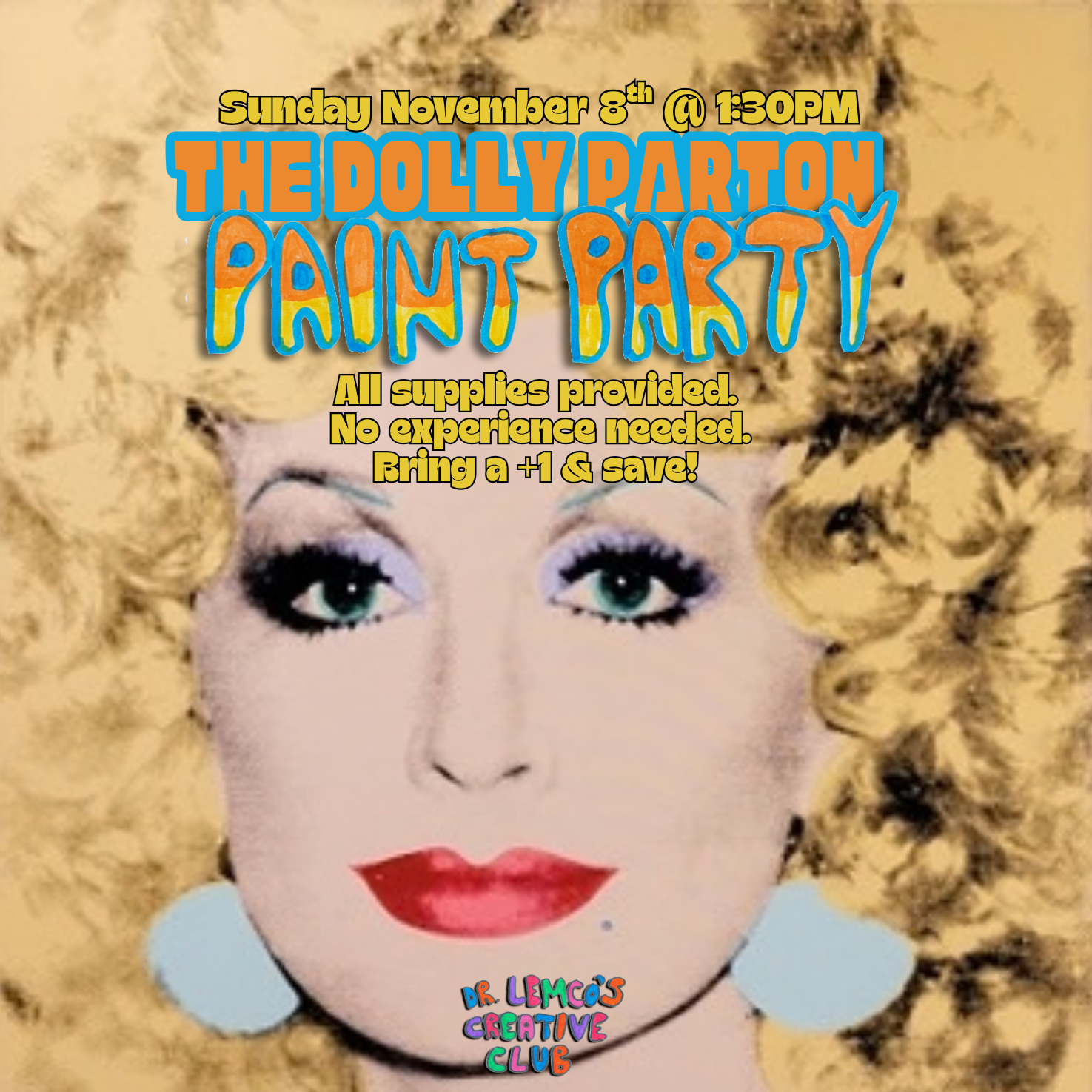 The Dolly Parton Paint Party 
