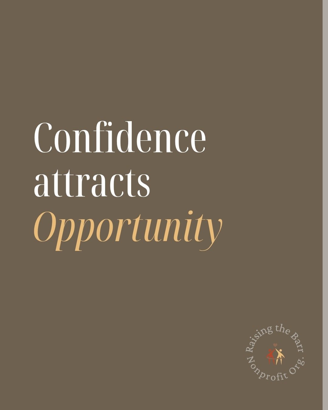 Clarity creates confidence, and confidence attracts opportunity.

When you know what you&rsquo;re building and why, decisions get easier and doors open faster.