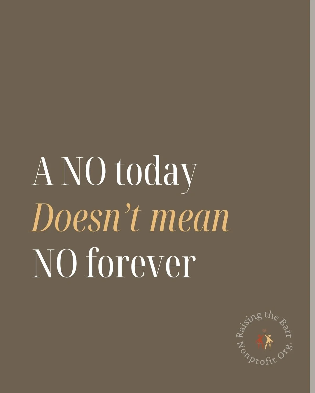Rejection isn&rsquo;t the end, it&rsquo;s redirection.

Refine your pitch, revisit your strategy, and follow up. Closed doors make room for open ones.

 #supportsmallbusiness #entrepreneur #nonprofit #smallbusiness