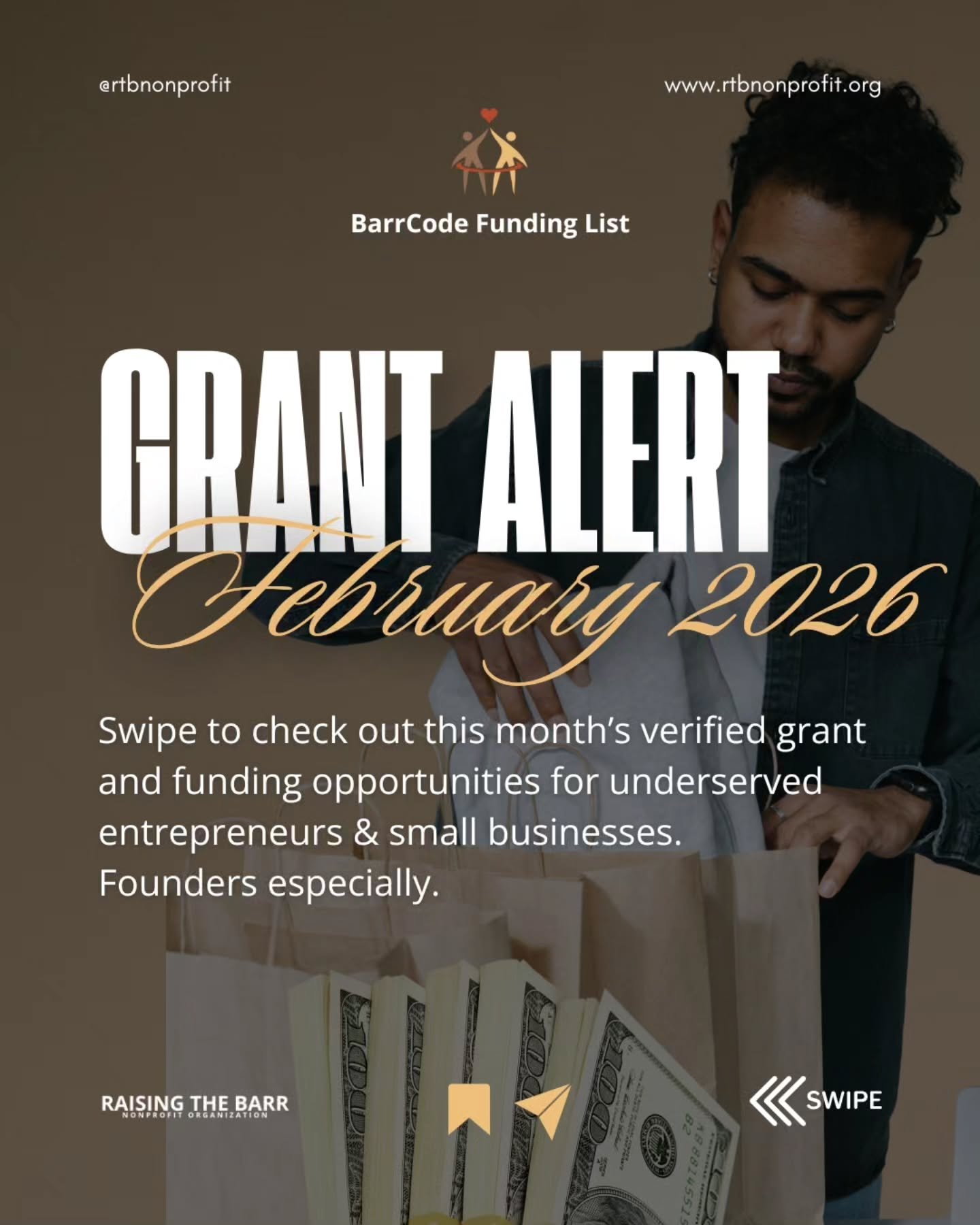 Comment "Access" to get future funding opportunities straight to your inbox. 

We'll add you to the BarrCode Funding List. 

Need help preparing? RTB offers training &amp; mentorship when you&rsquo;re ready.