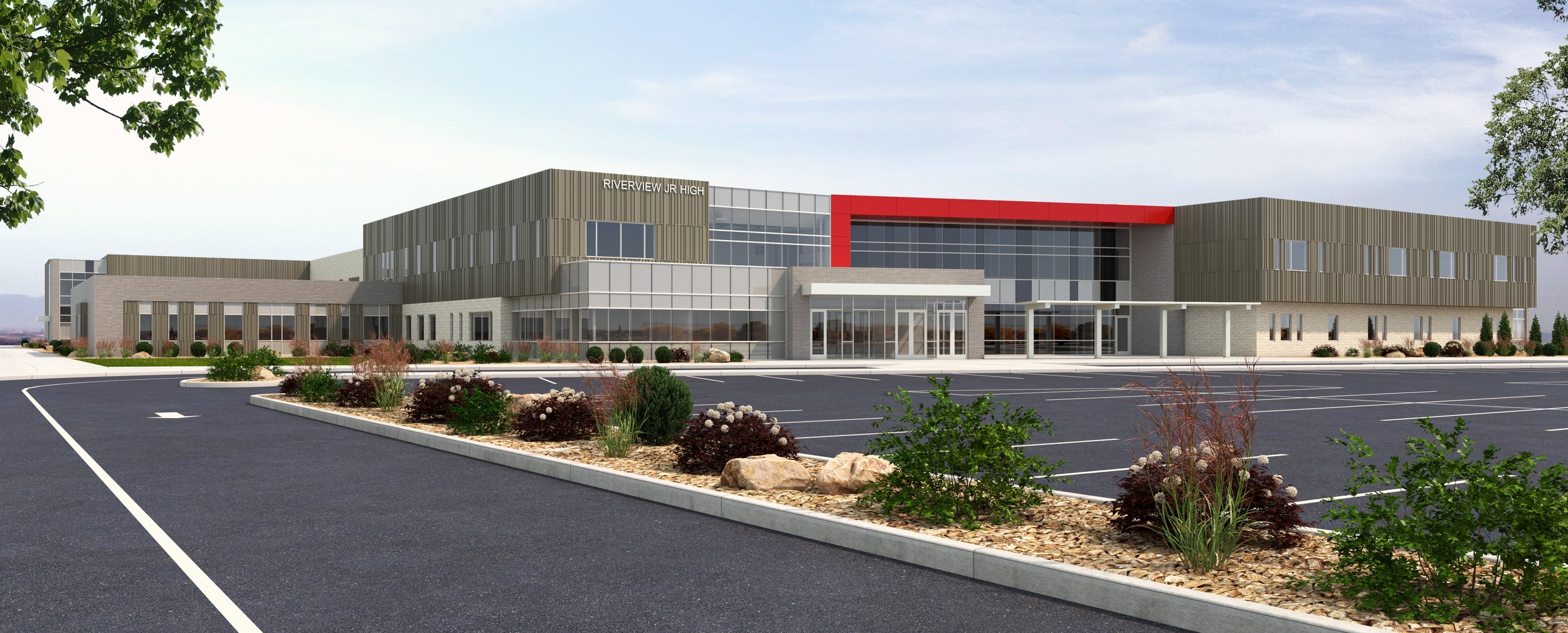 1-Riverview Junior High - Exterior view - Final Front View.jpg