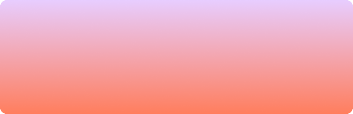 Gradient background transitioning from light pink at the top to darker orange at the bottom.