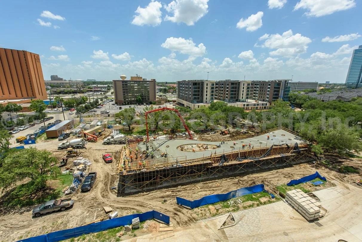Levy Park Pavilion Concrete Pour