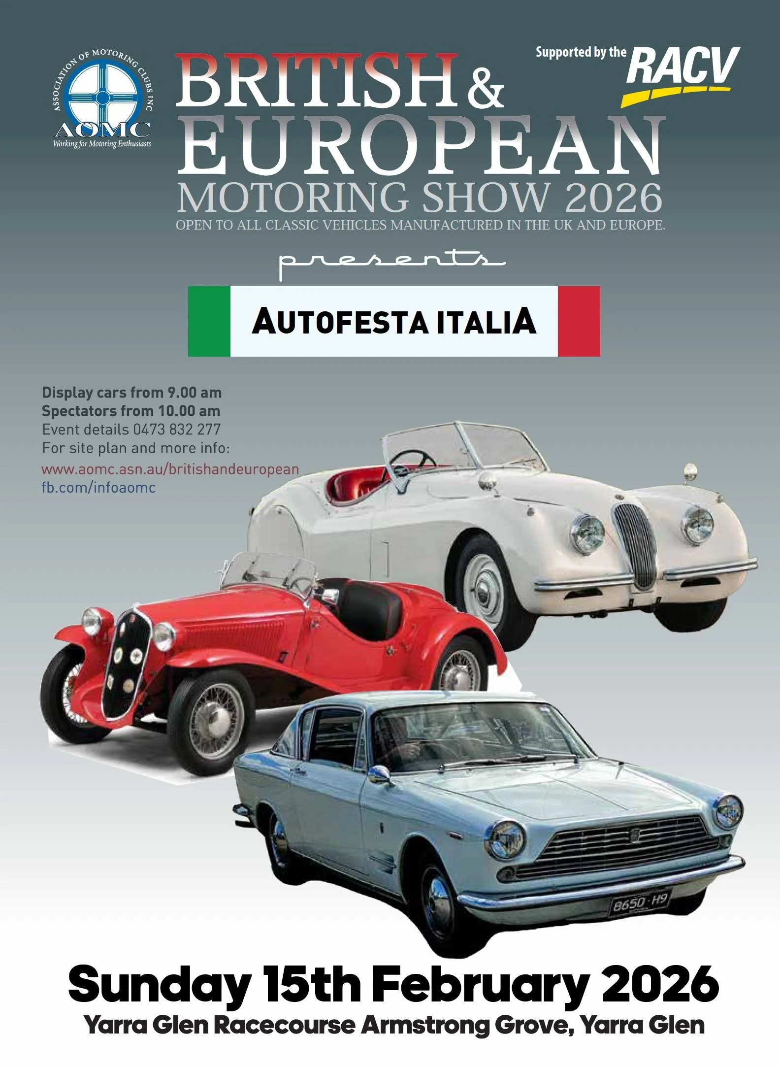 British and European Motoring Show – Yarra Glen (AOMC Event)