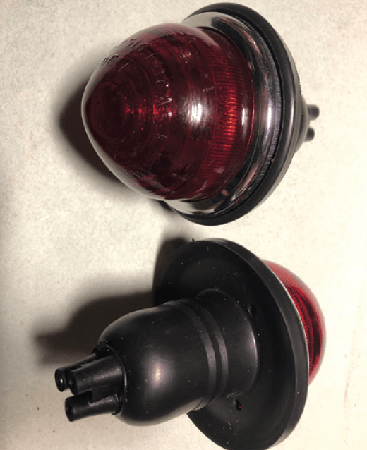Lucas L594 - flush mounting double filament stop/tail lights. 