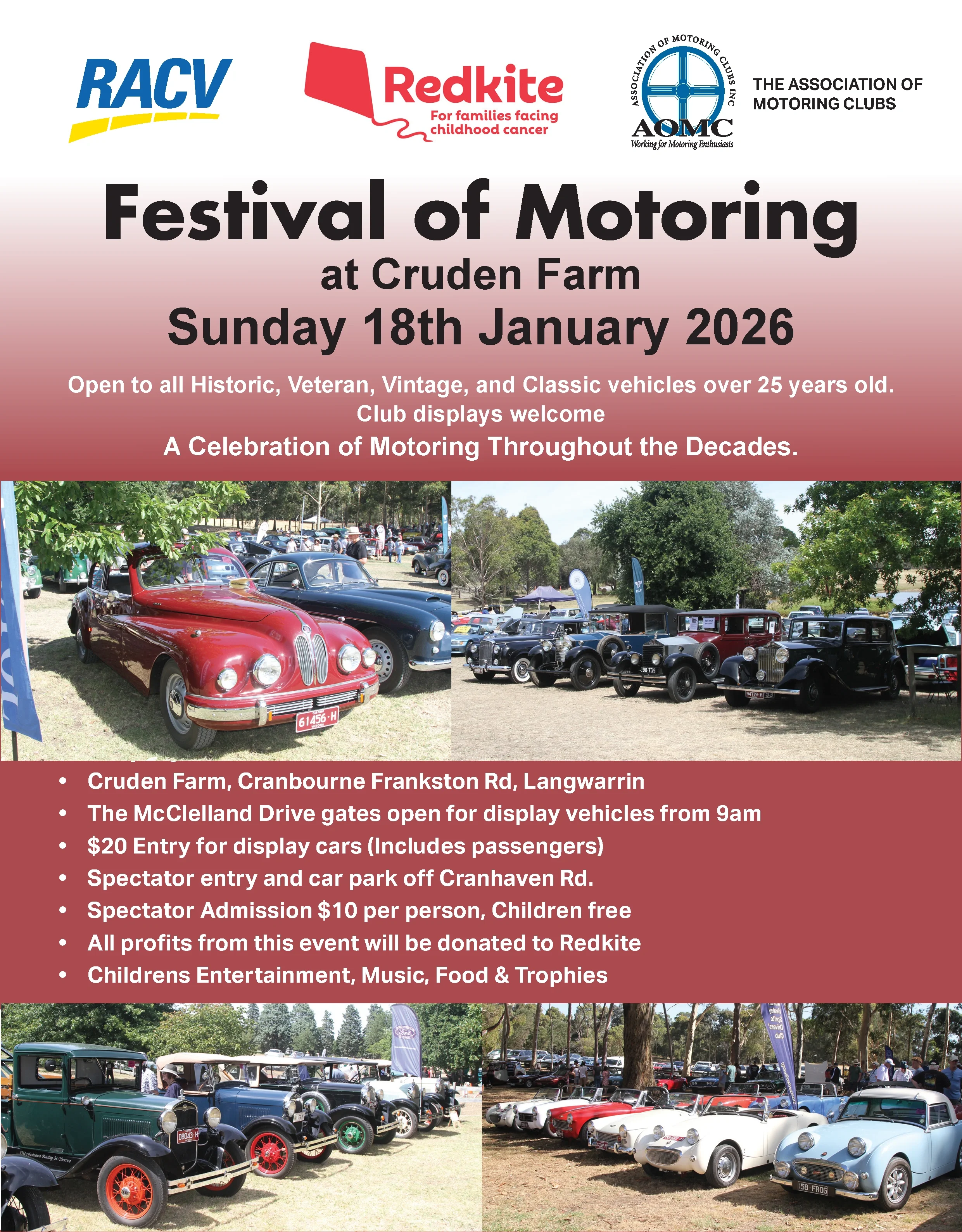 Festival of Motoring at Cruden Farm (AOMC Event)
