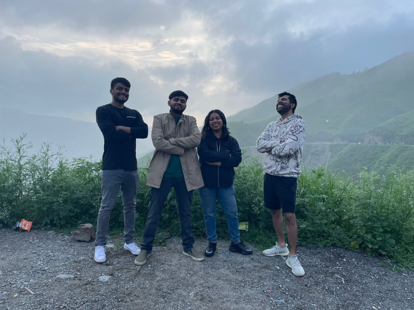 Social Star - Sabari with friends in India
