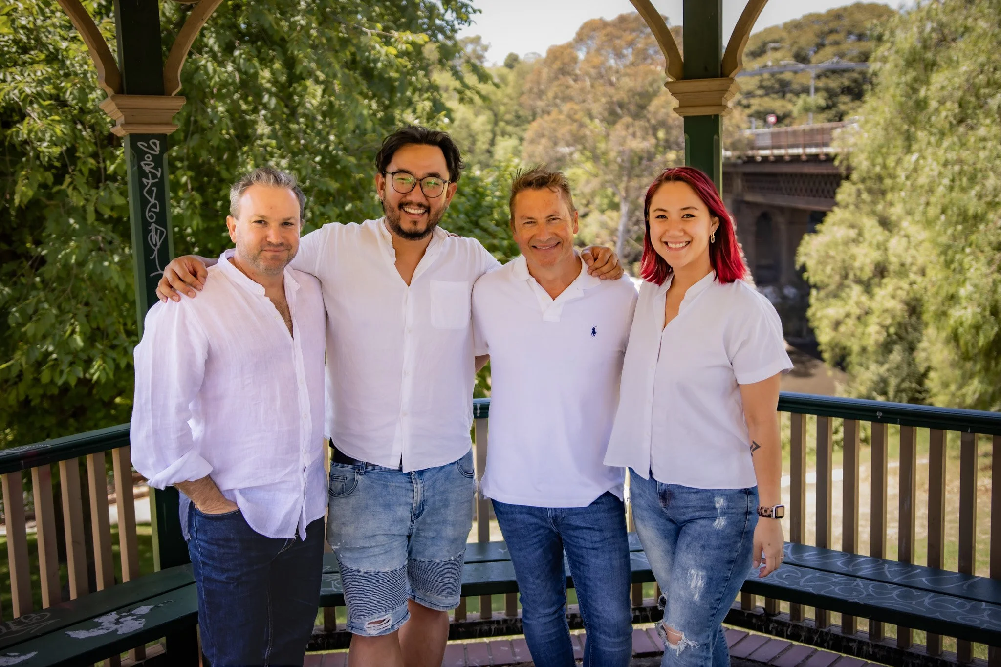 Social Star - Adam with the Senior Management Team