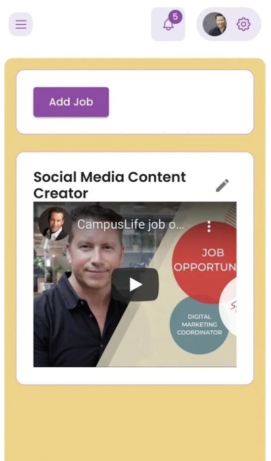 Campus Life Graduate Student Hiring App