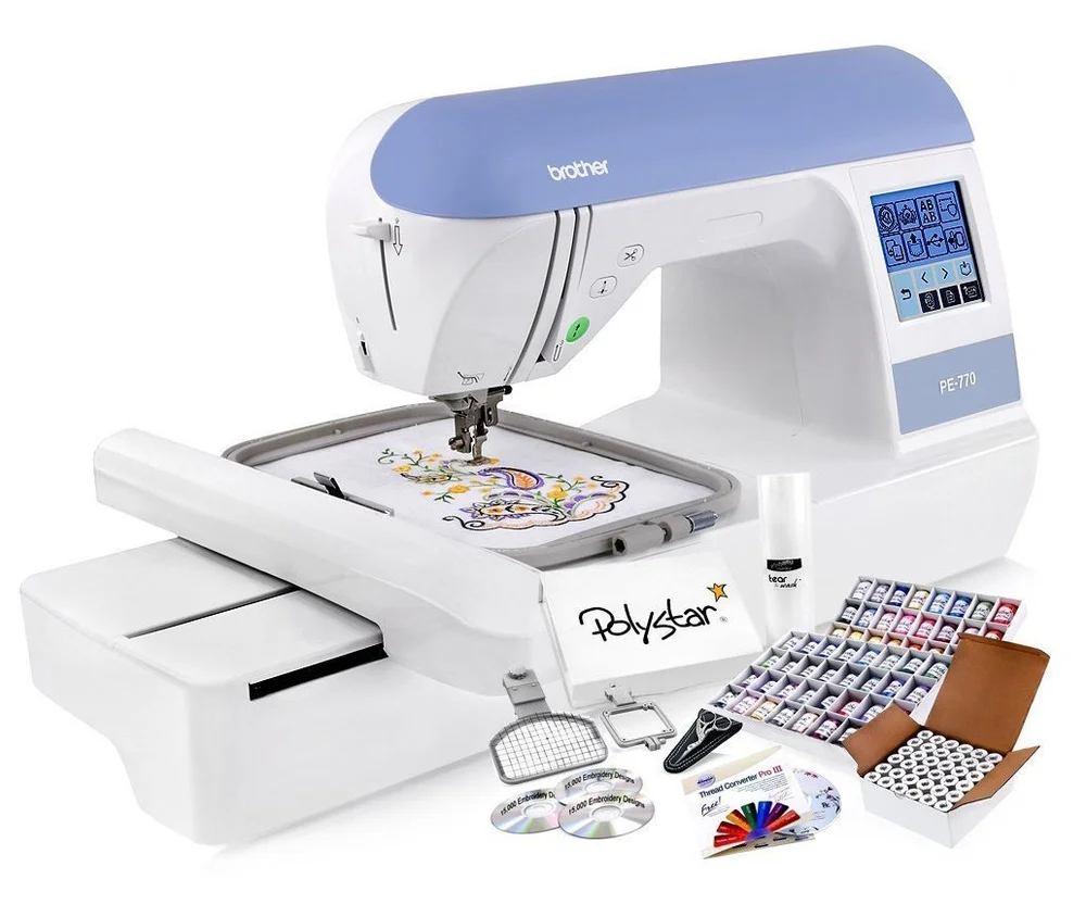 Embroidery Machine — Breva Creative