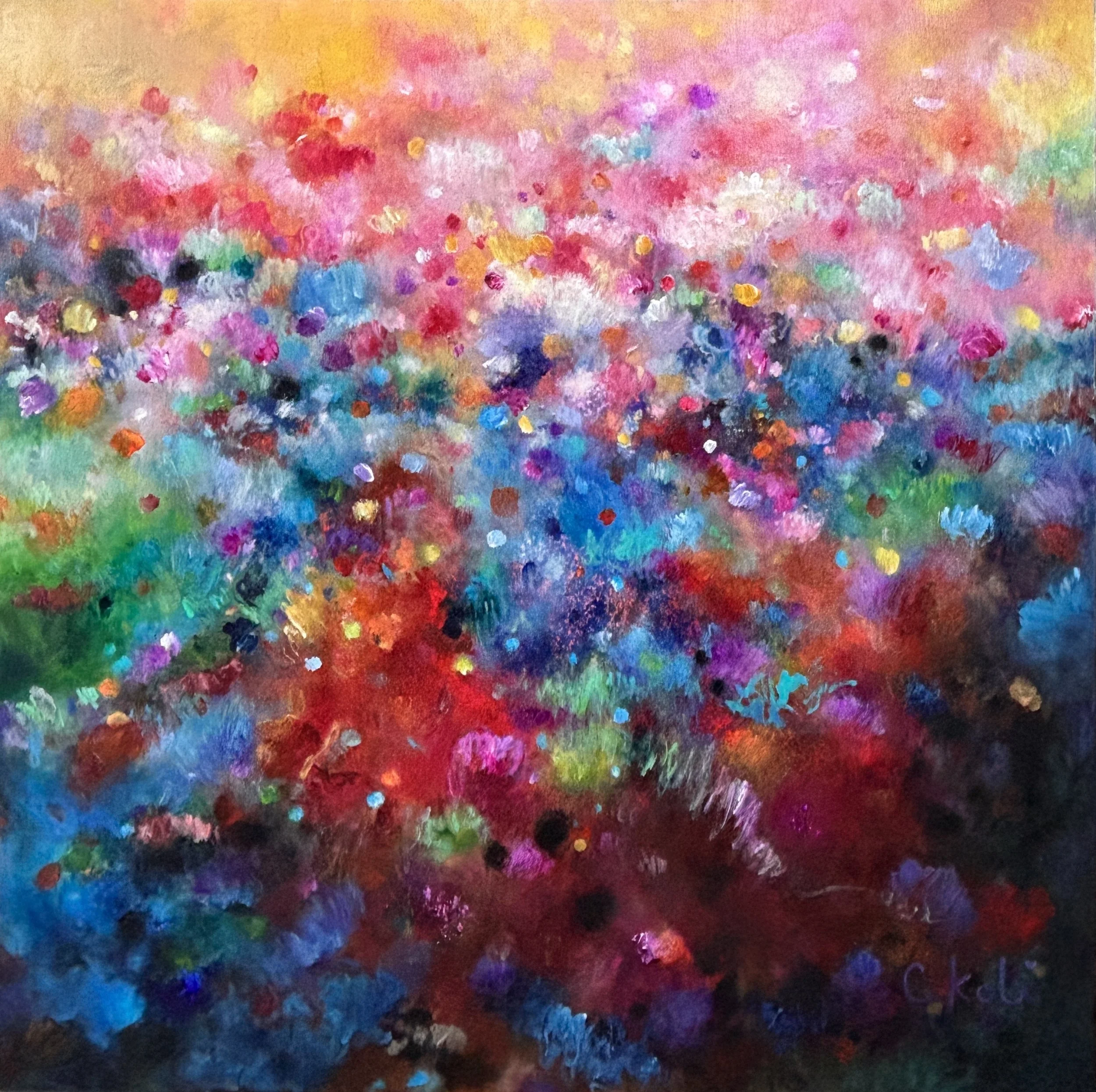 Cosmic Blooms - 48"x48" - SOLD