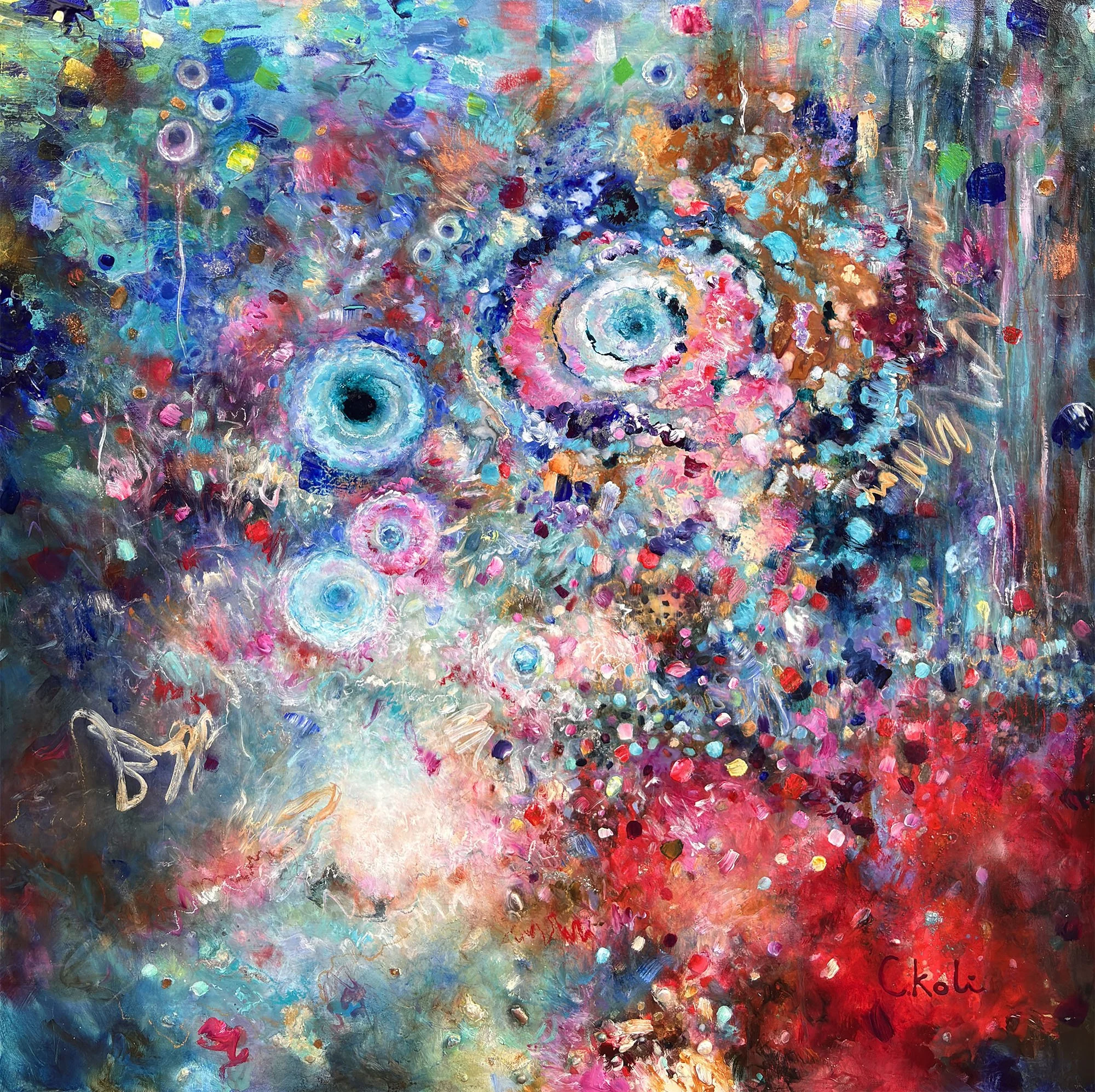 Portal Whispers 36"x36"