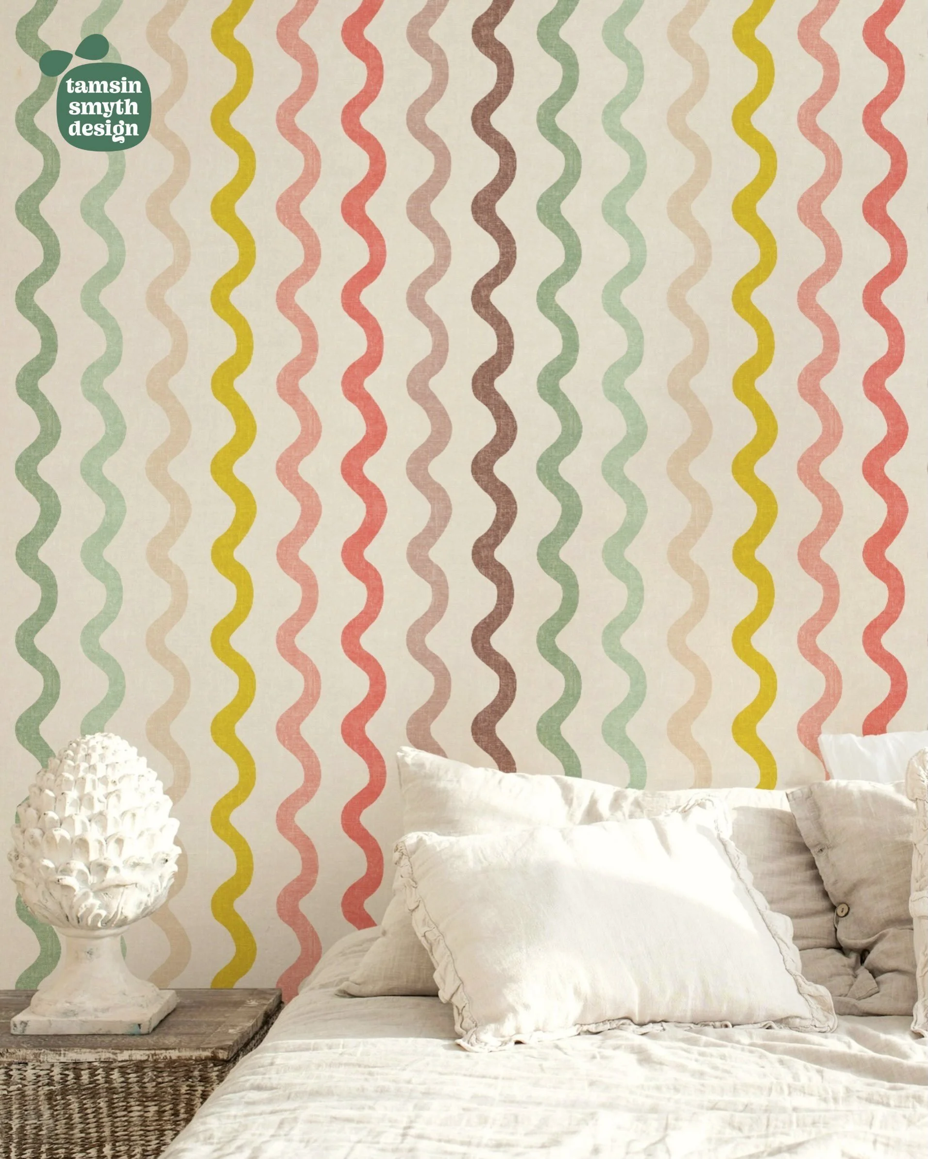 Can i jam a bunny into it? Yes? I&rsquo;m in! A Cottage Core Whimsy collection with a retro twist. All in a bundle as wallpaper and textile in my spoonflower collections via the link. 6 out of the 7 Mockups are from @powersellersacademy mockup app. I