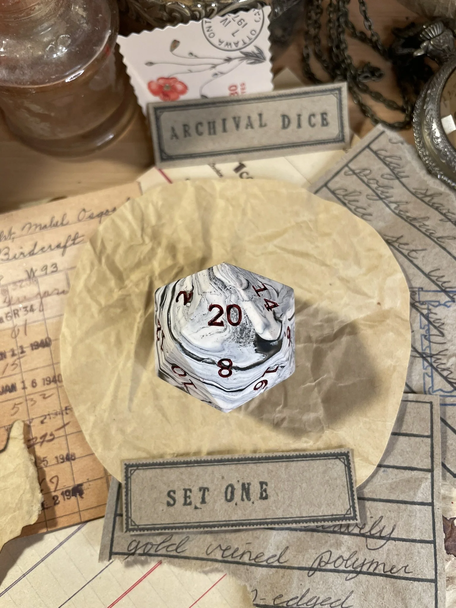 Grim Manga Pages | Oversized D20