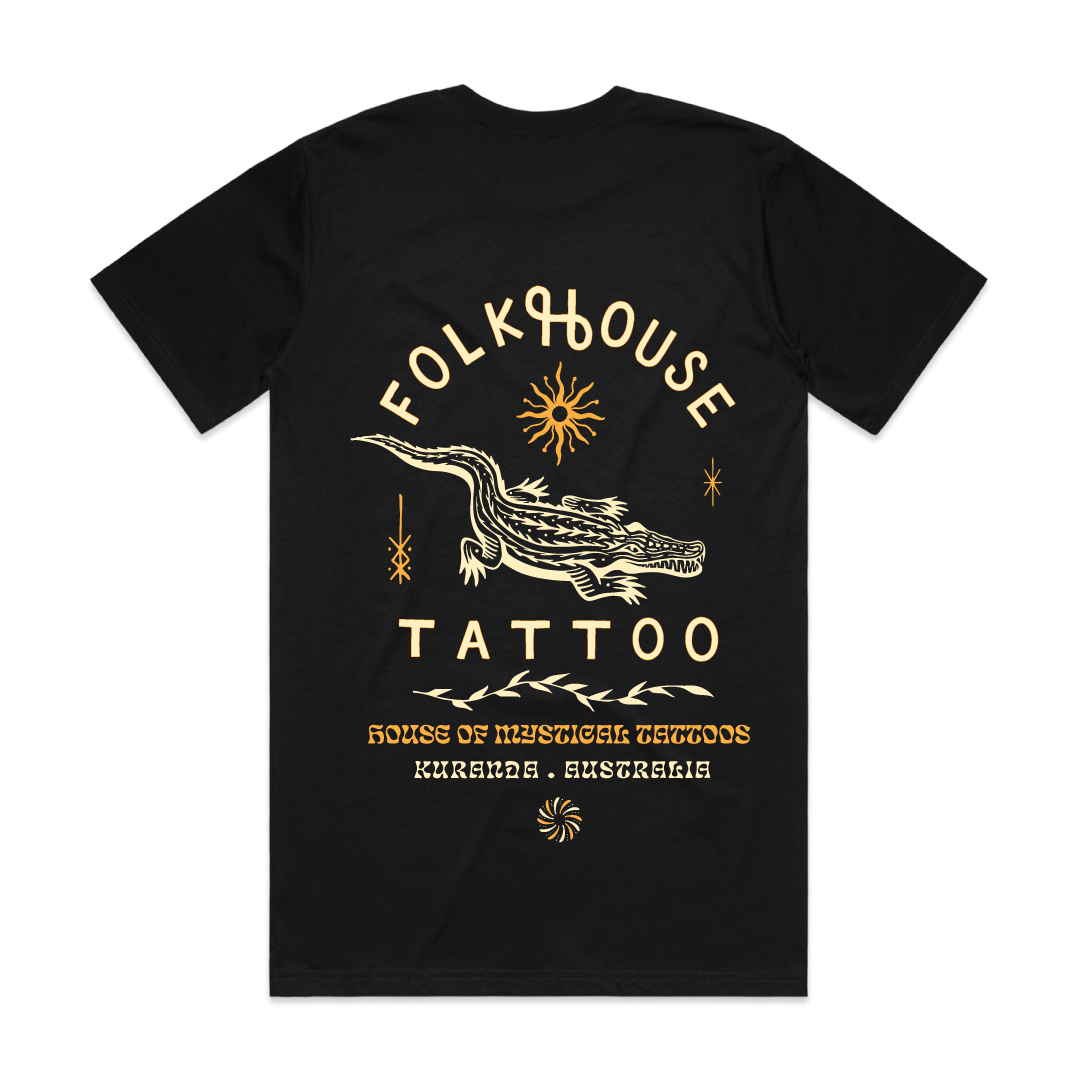 Folkhouse Tattoo Crocodile Tee
