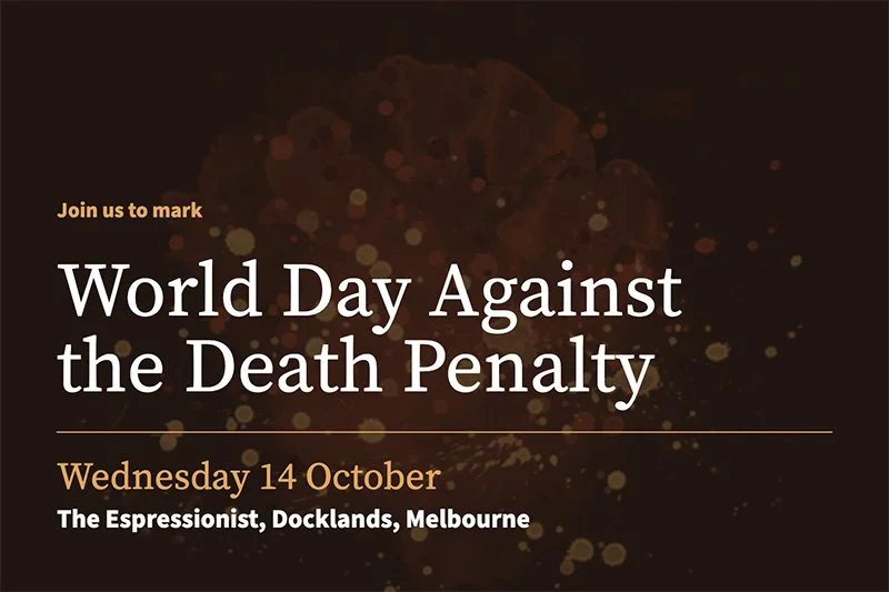 Join us to mark World Day Against the Death Penalty