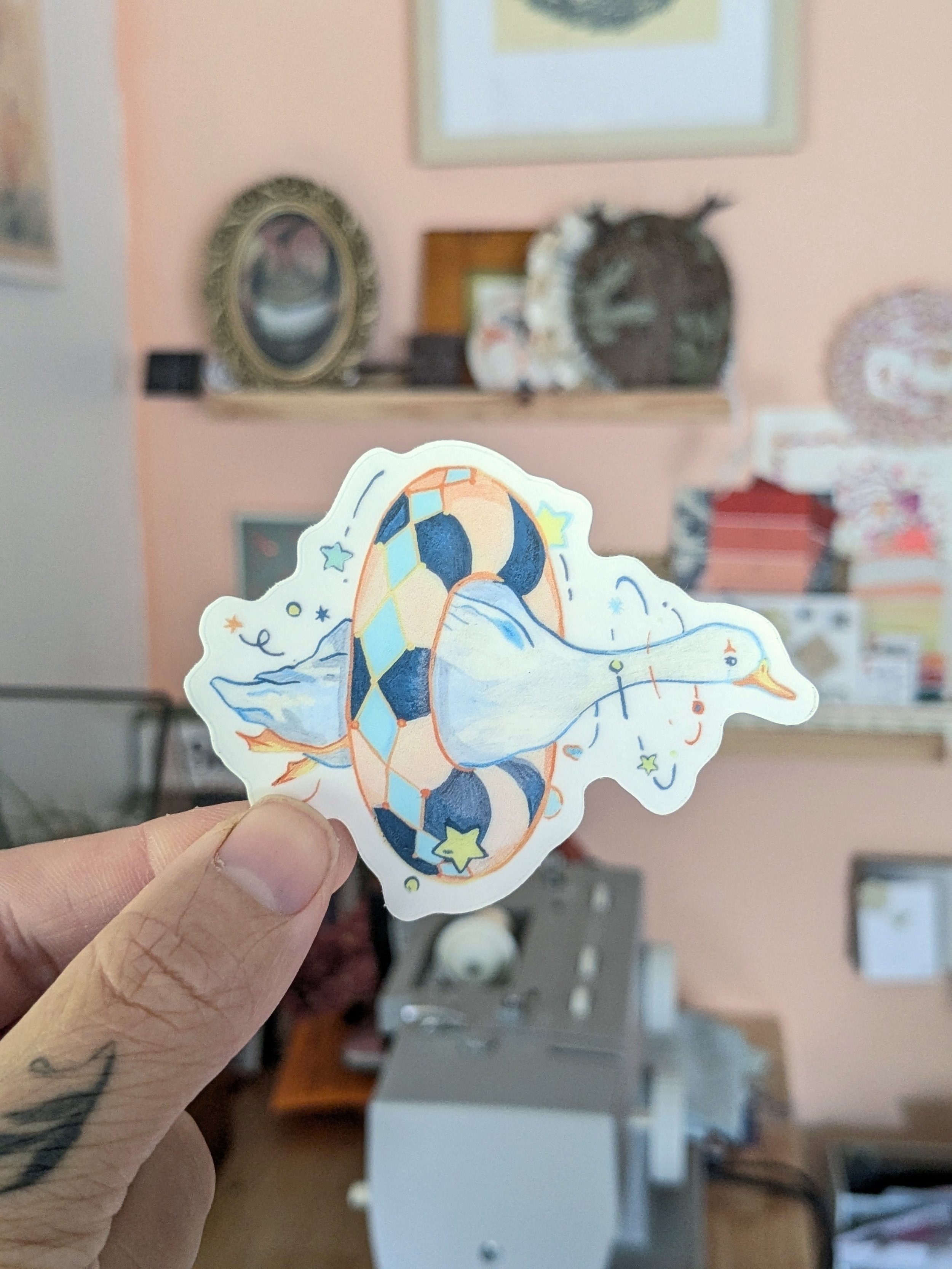 space goose sticker