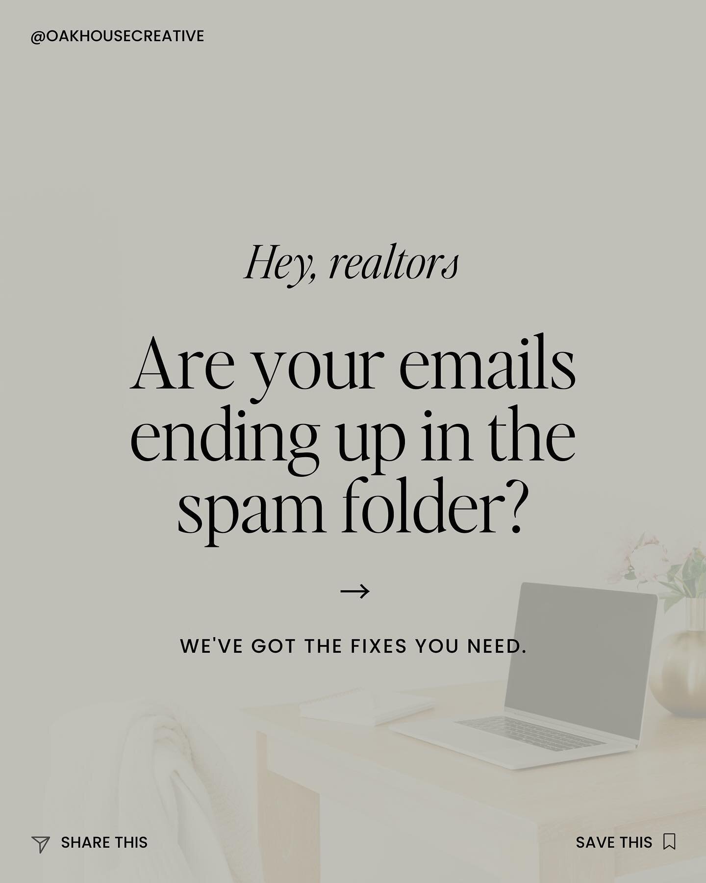 Are your real estate emails making it to the inbox or getting lost in spam? 🤔 Swipe right to unlock the secrets to standing out in your client's crowded inbox. For a deeper dive into email marketing strategies, check out our latest blog post. Link i