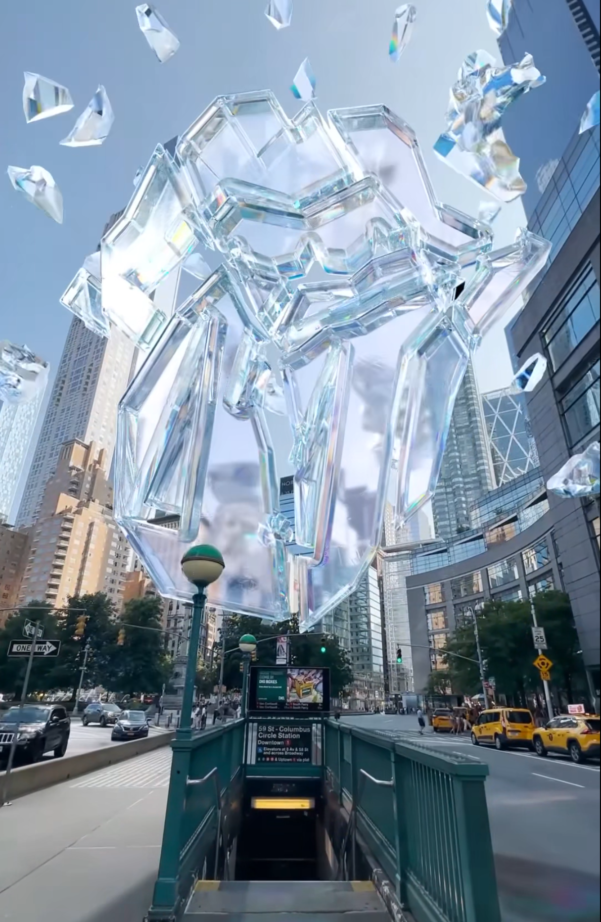 3D Fake-Out-Of-Home Animations for The Rolling Stones Release of Hackney Diamonds