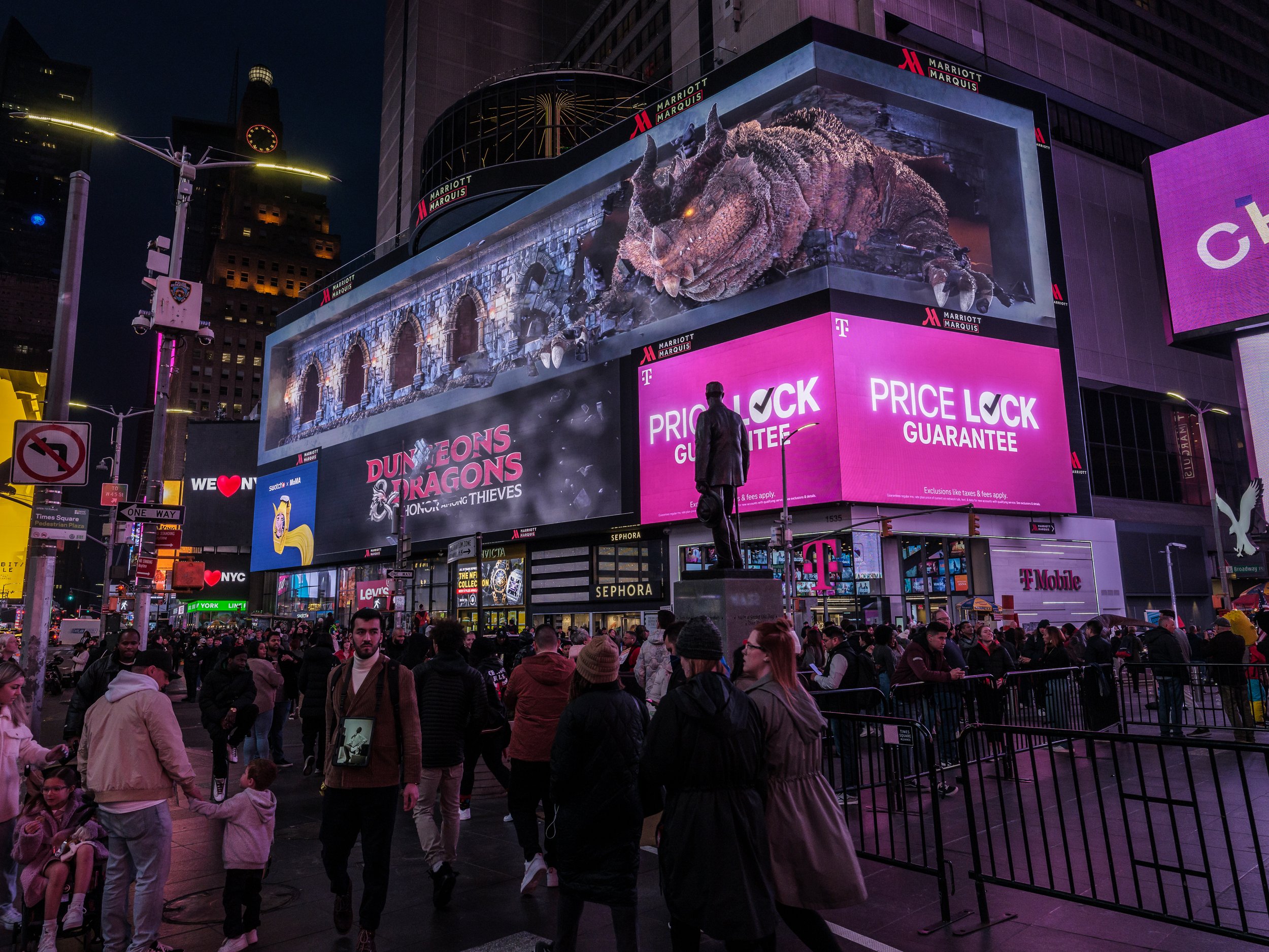 Epic 3D Billboard for Dungeon’s and Dragons: Honor Among Thieves