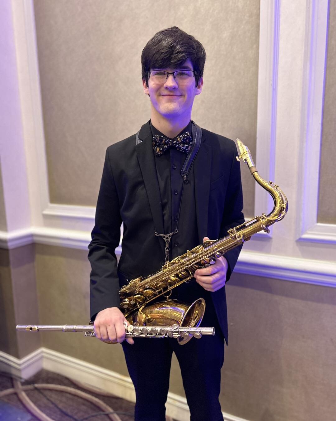 Congratulations to our three Allstate band members! Bryce Christenson was first chair tenor saxophone for the Allstate jazz band. Nathaniel James was first chair Tuba in the 9/10th grade concert band. Ellie Grossman was fifth chair flute in the 9/10t