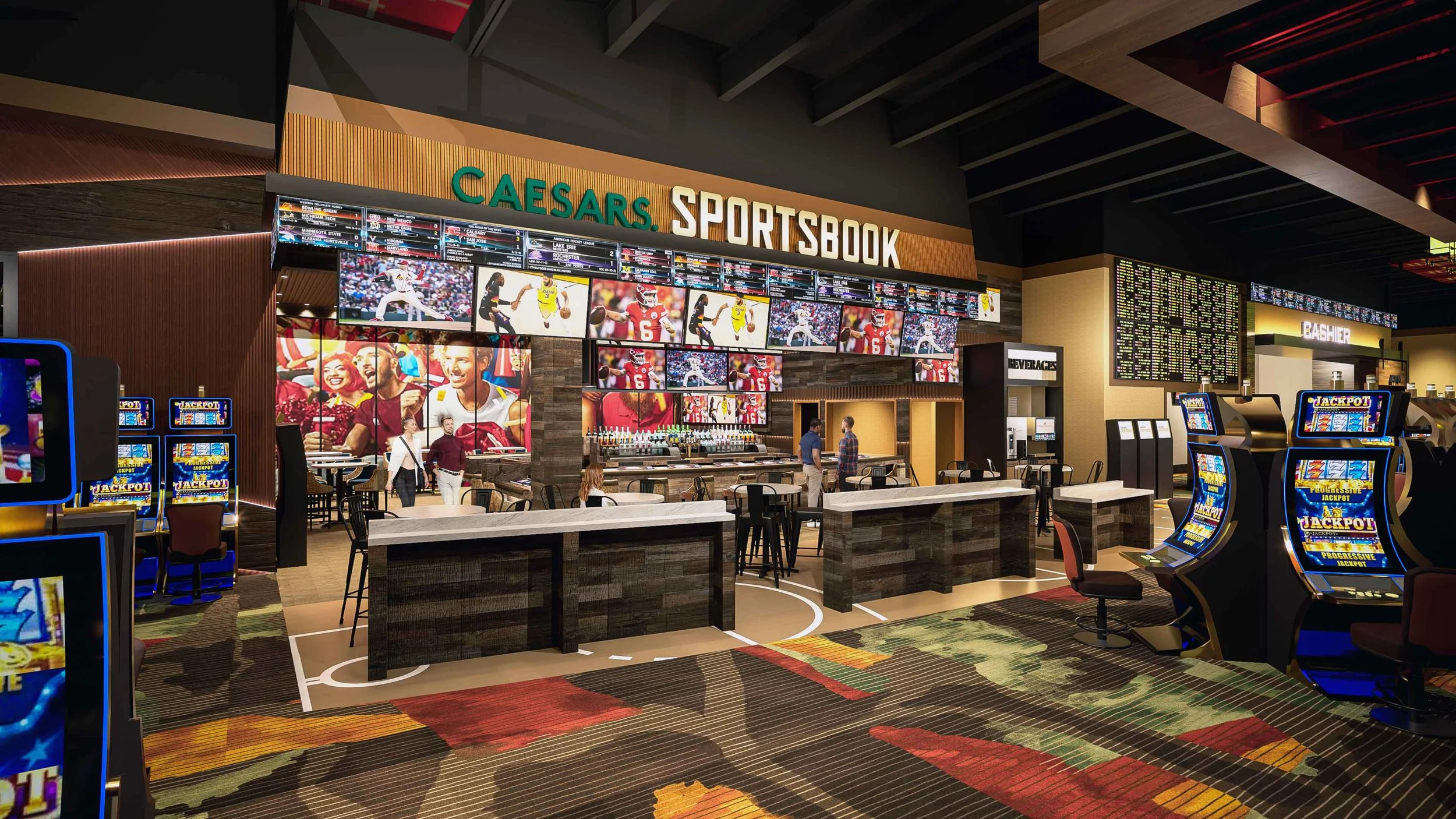 Caesar's Sportsbook at Kansas Crossing Casino — JIVE Architecture